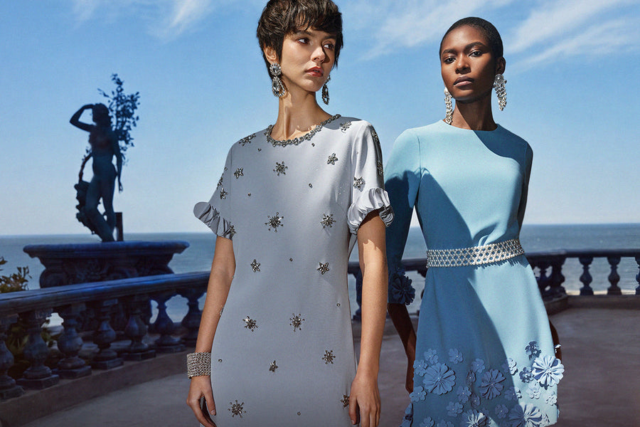richradiqs icy blue dresses for wedding guest and formal events
