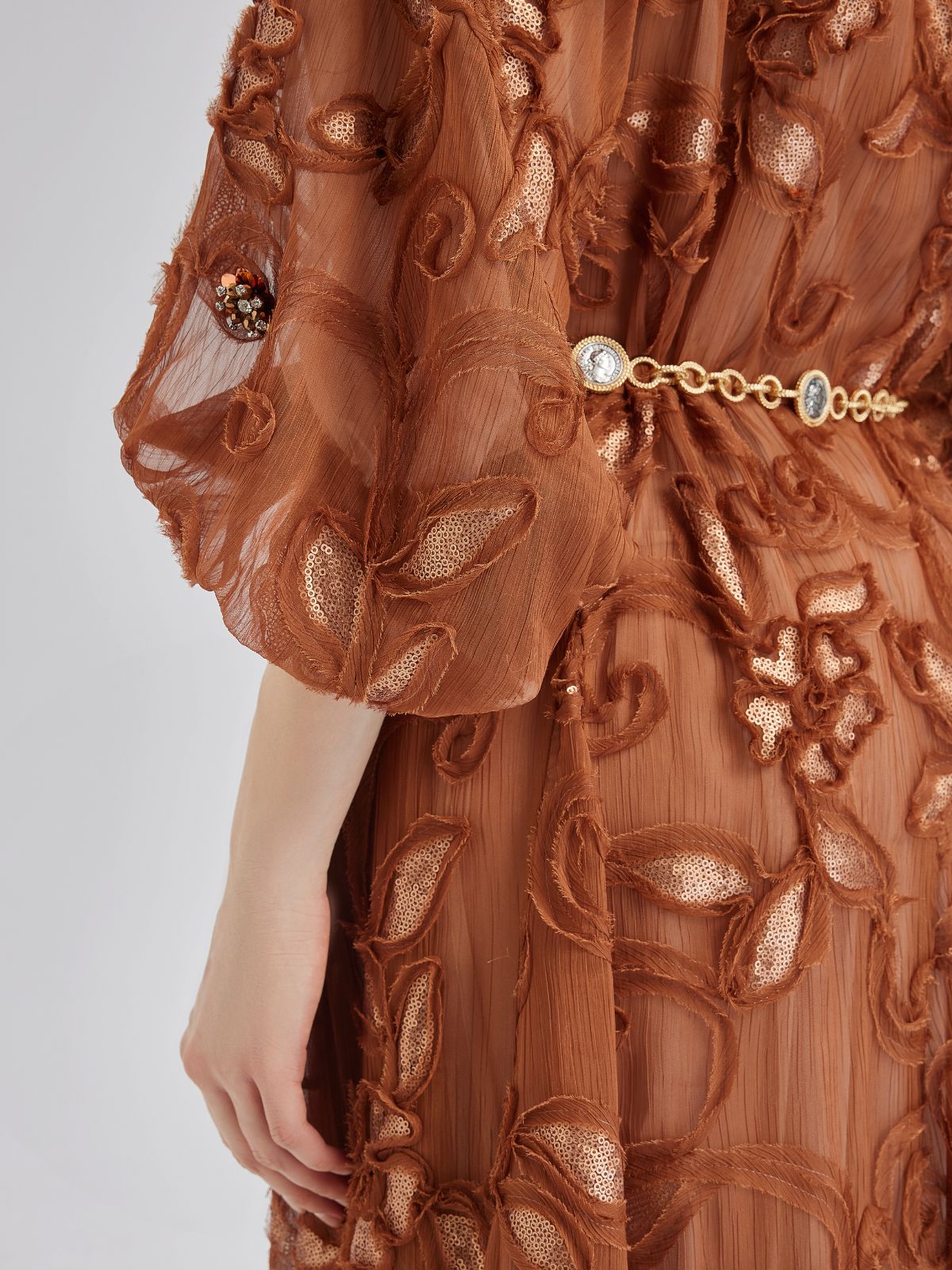 Vintage Coin Detail Waist Chain