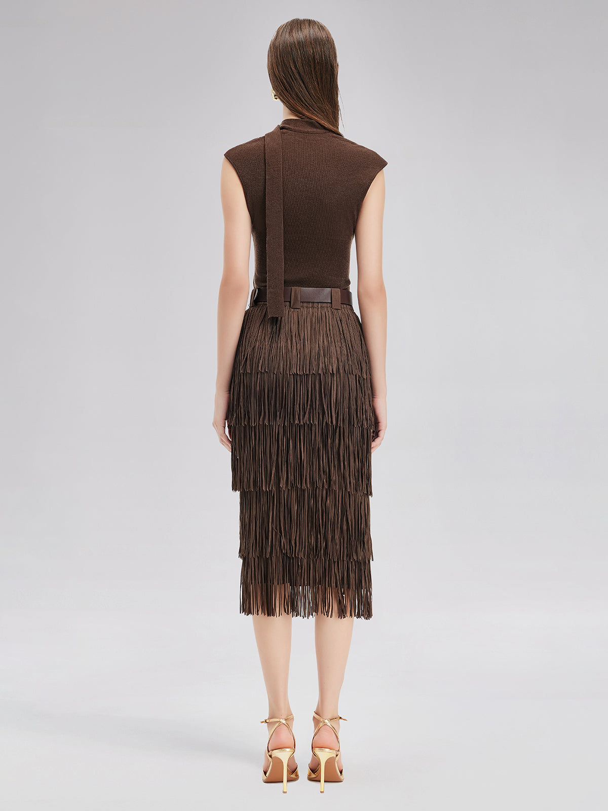 Artistic Ribbon Knit Top