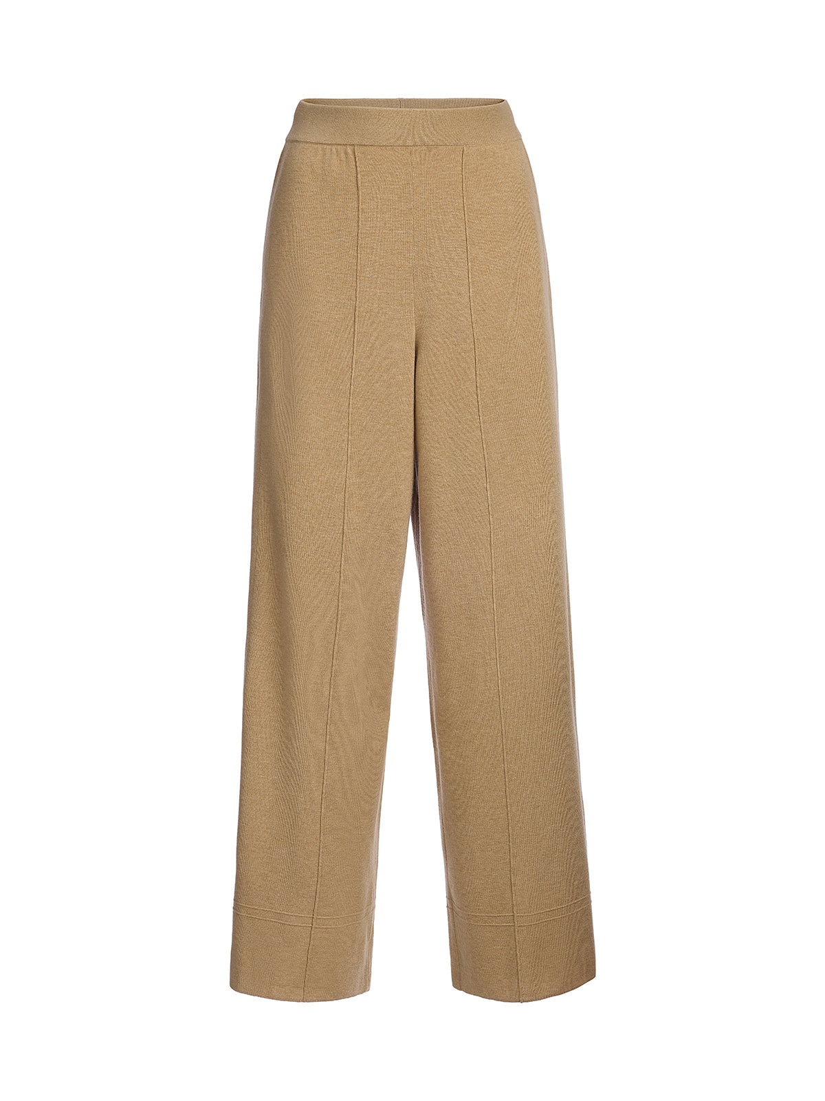Premium Cashmere Wide-Leg Trousers