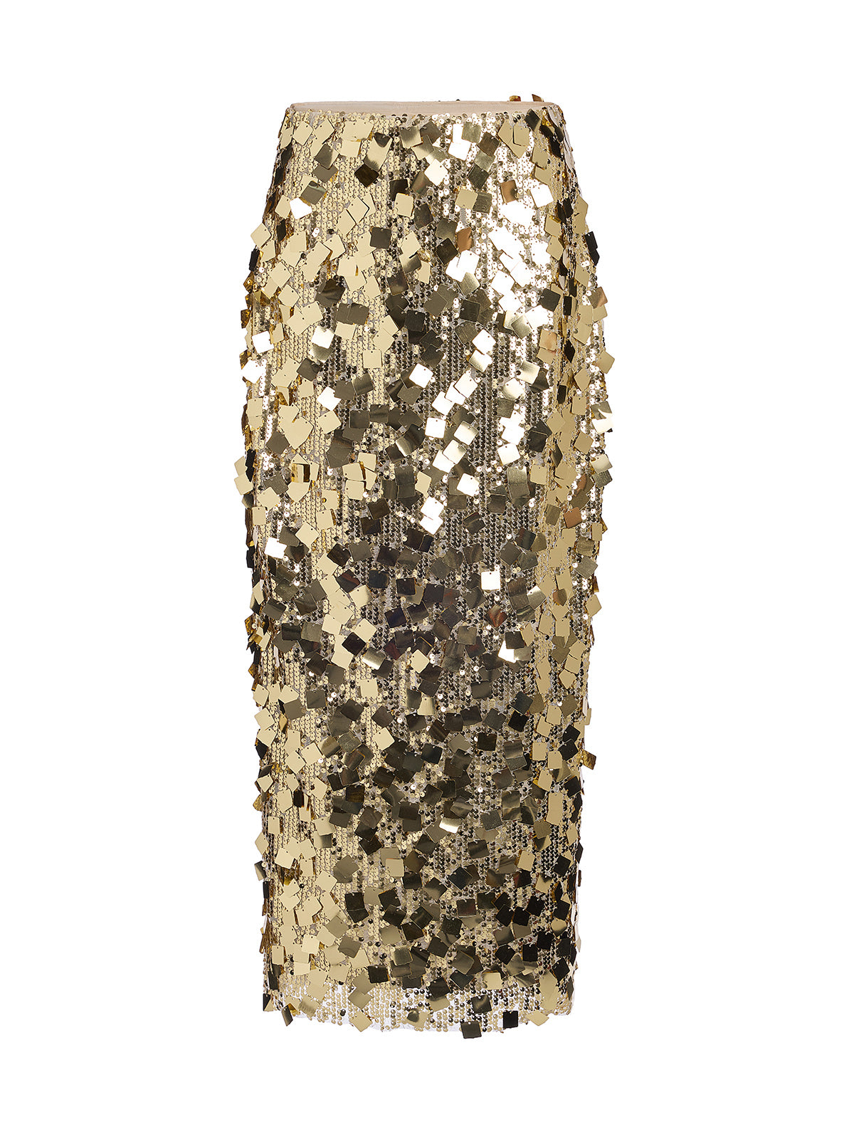 Gold Sequin Rock Skirt