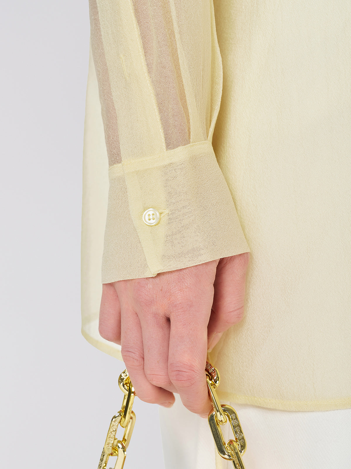 Transparent Three-dimensional Floral Shirt