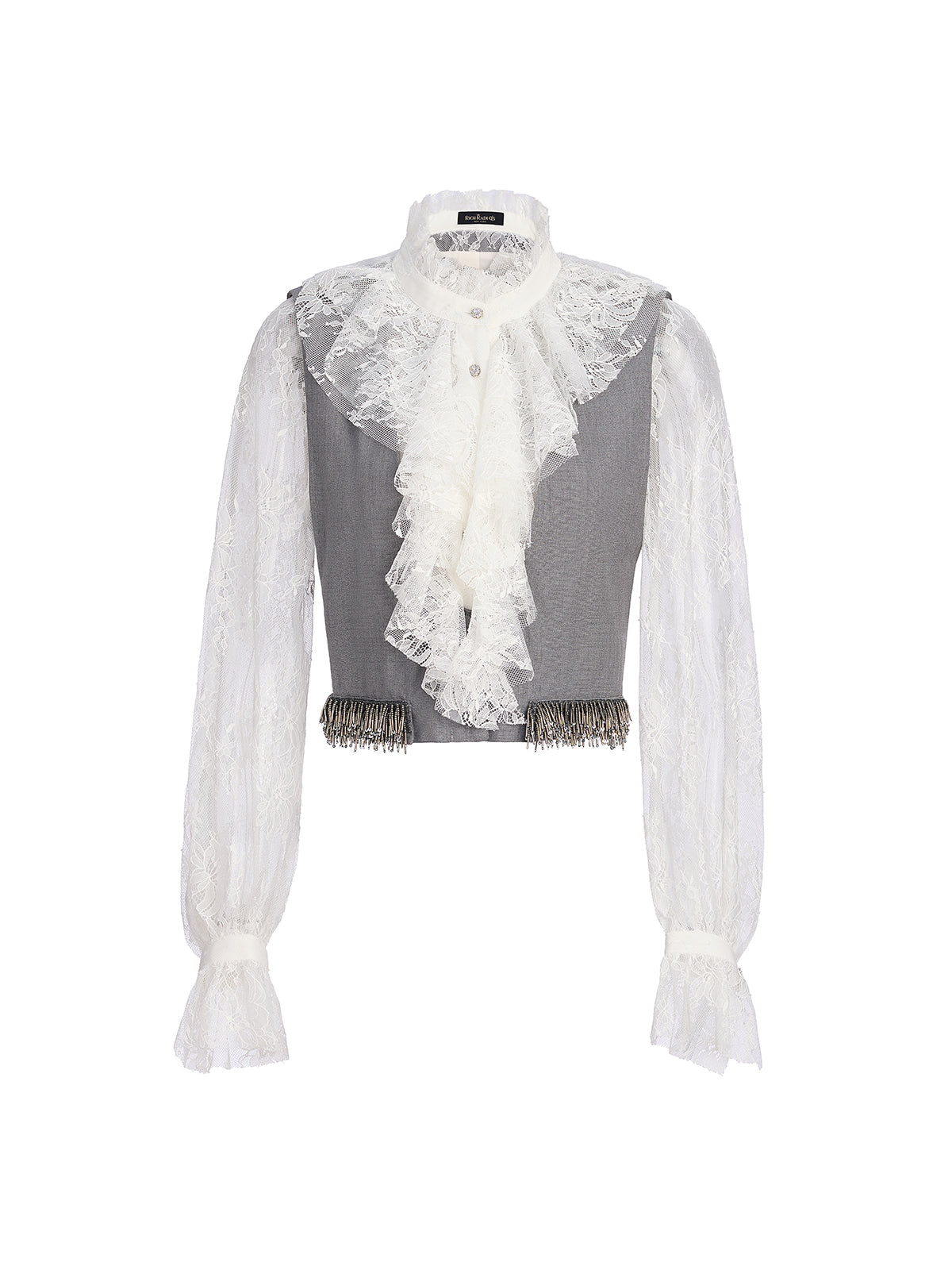Effortless Elegance Silk Lace Blouse