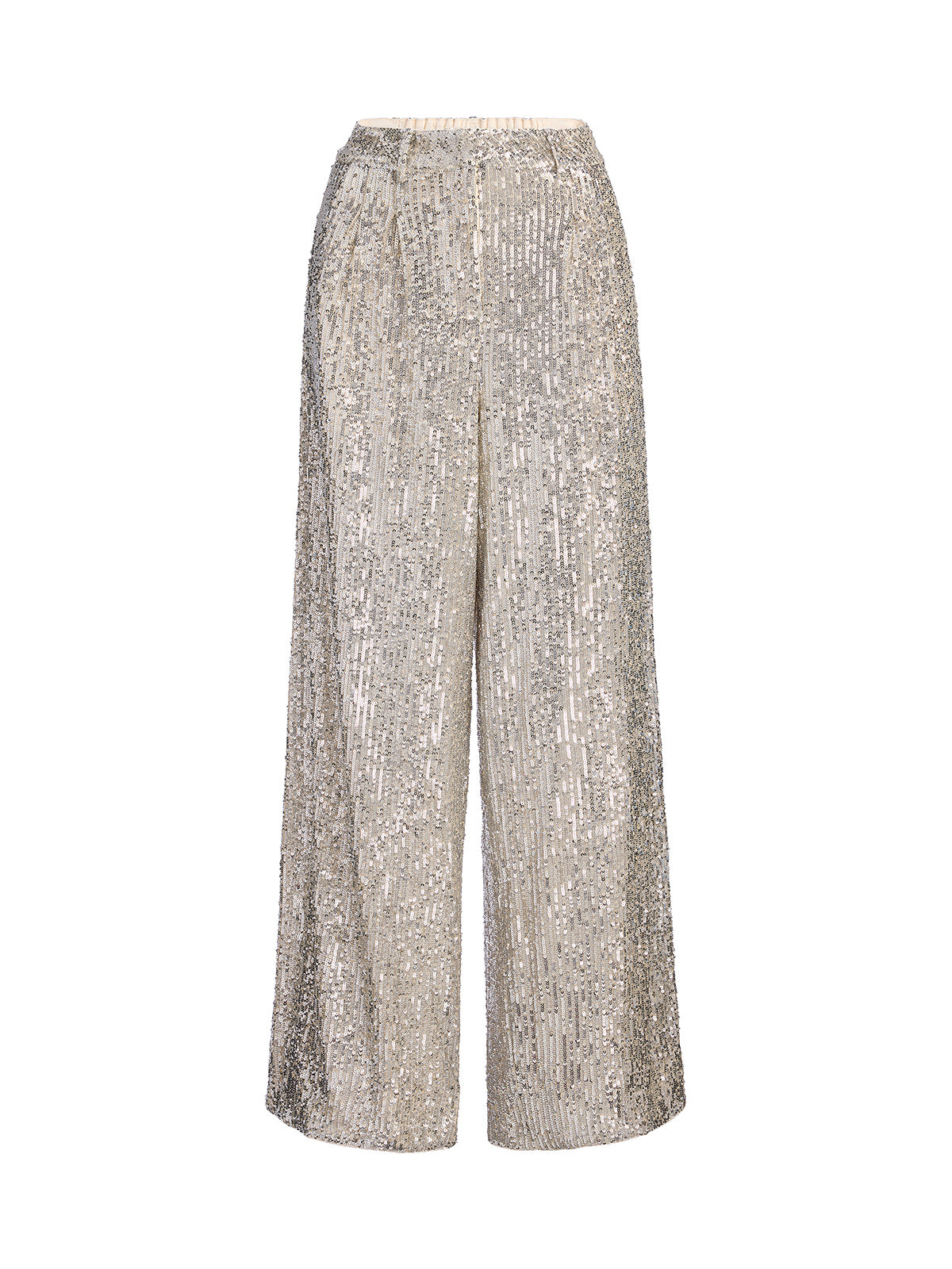 Light Luxury Sequin Wide-Leg Pants
