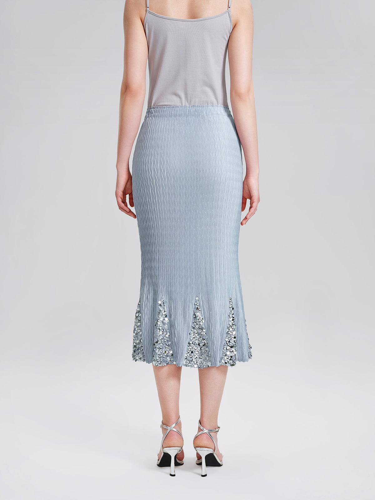 Pleated Sequin Mermaid Set