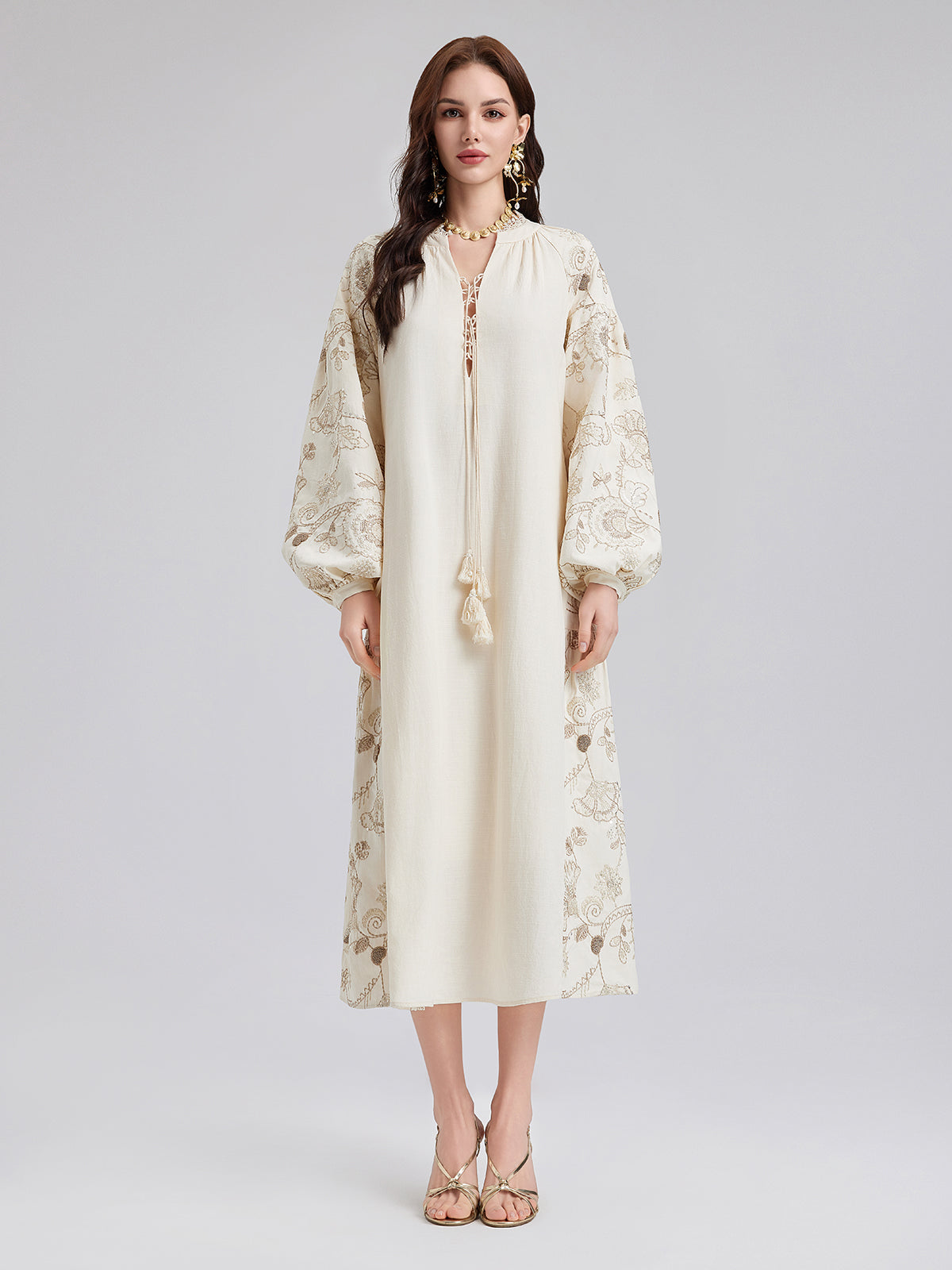 Final Sale | Embellished Resort Dress