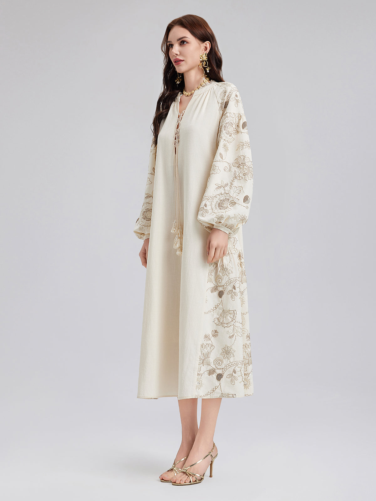 Final Sale | Embellished Resort Dress