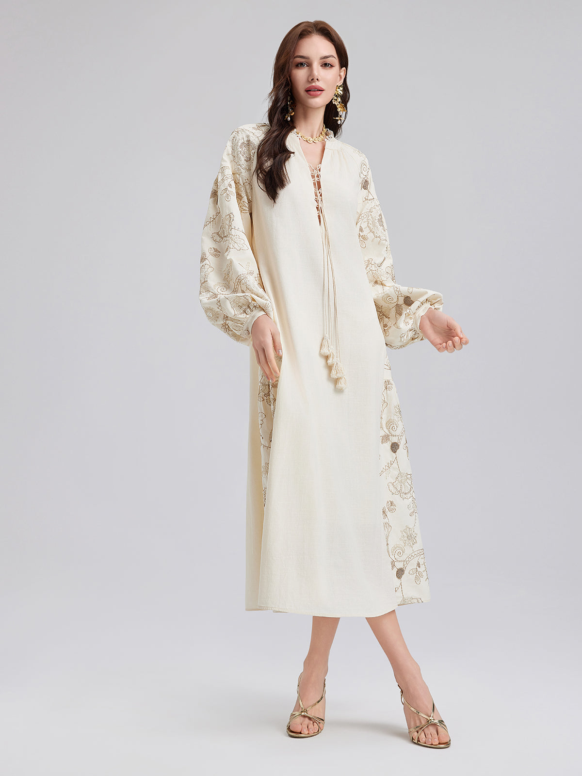Final Sale | Embellished Resort Dress