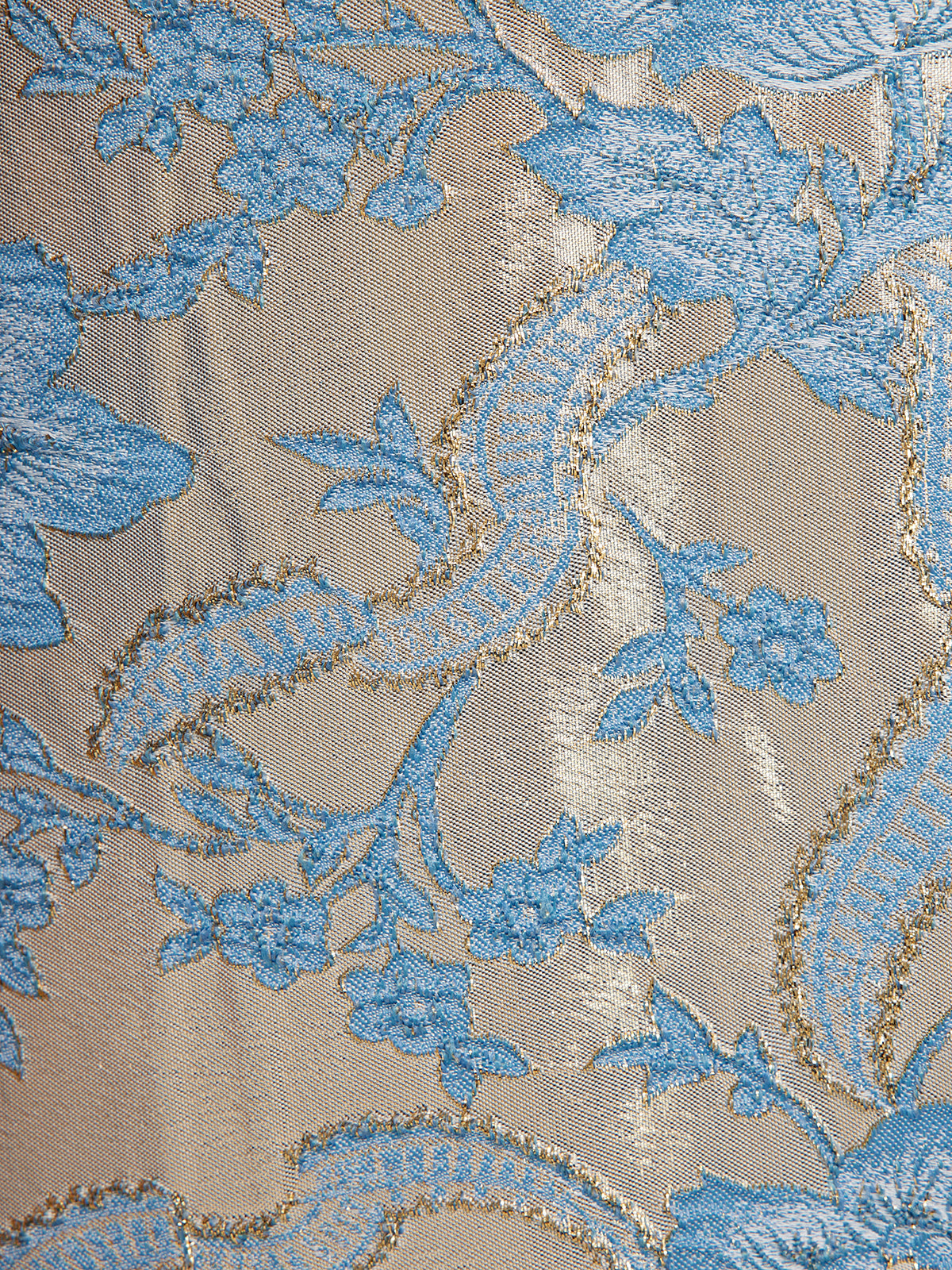 Court-Inspired Rhinestone Jacquard Lace Coat