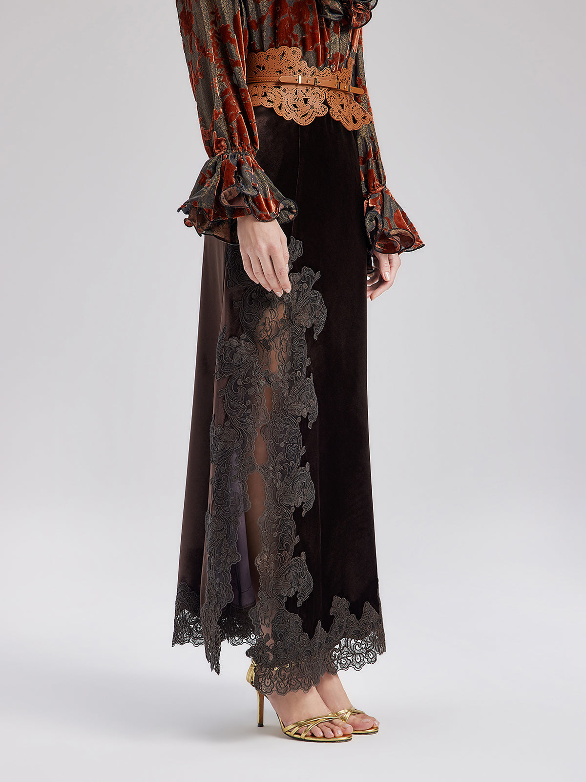 Minimal garment with soft drape and refined cut