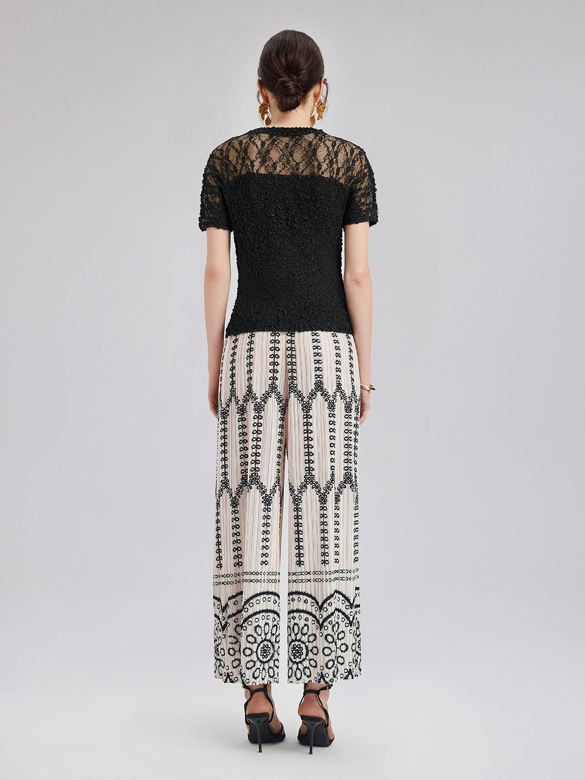 New Arrival Bohemian Pleated Set