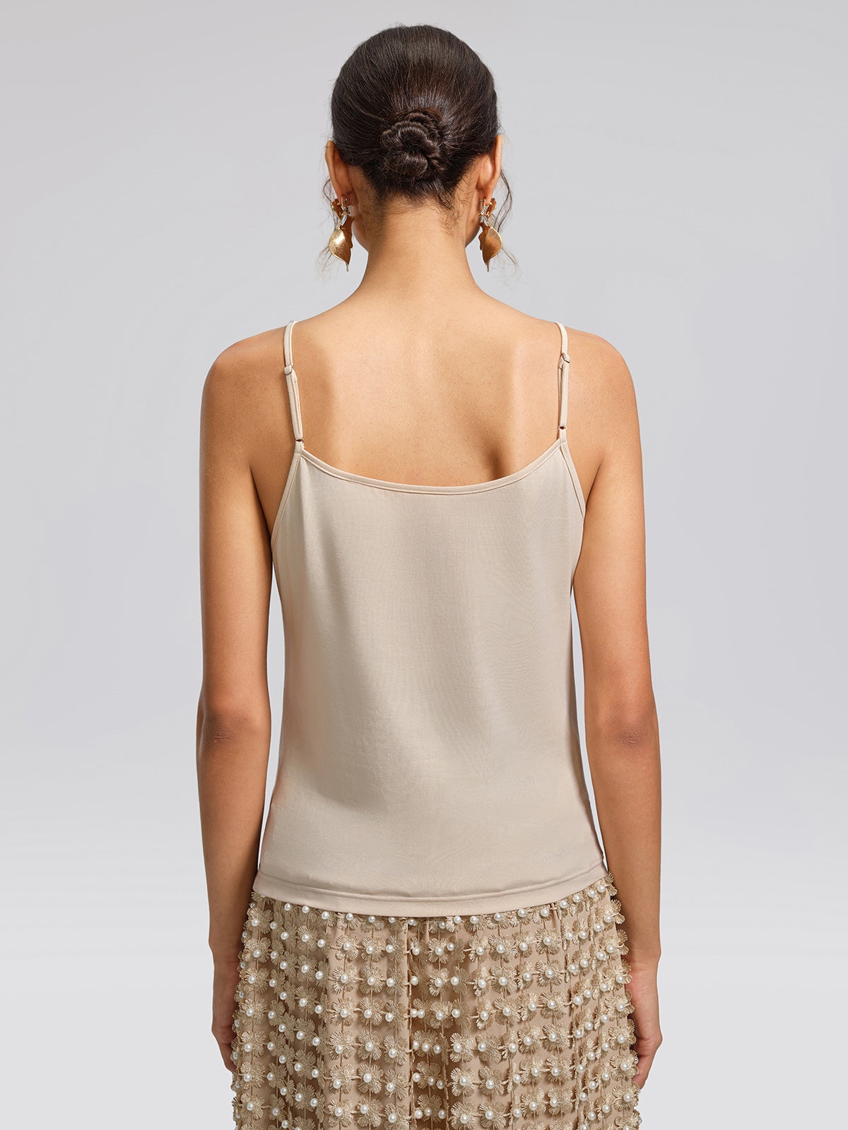 Stretch Cotton Layering Camisole