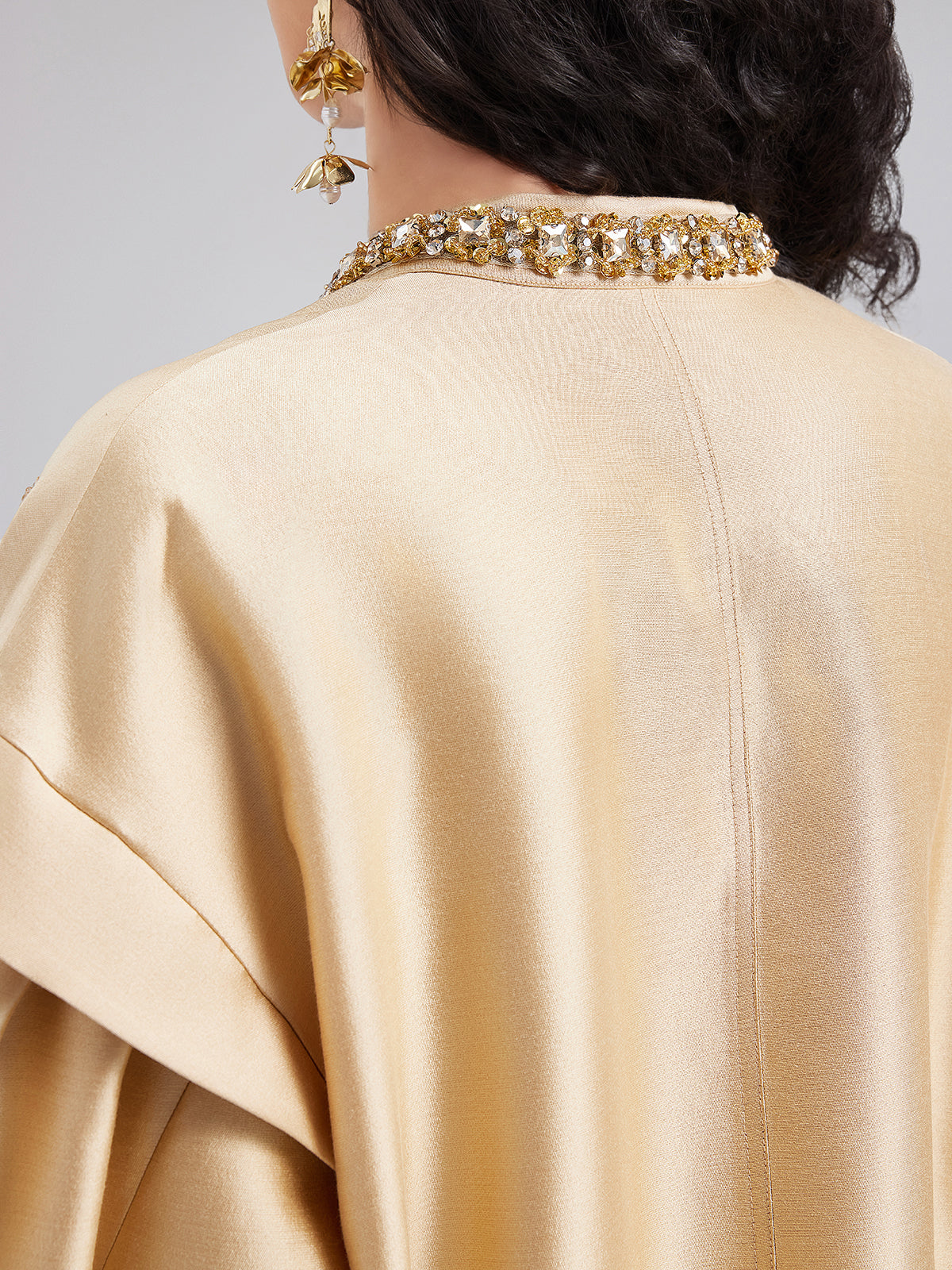 Final Sale | Luxe Minimalist Sequin Embroidered Jacket