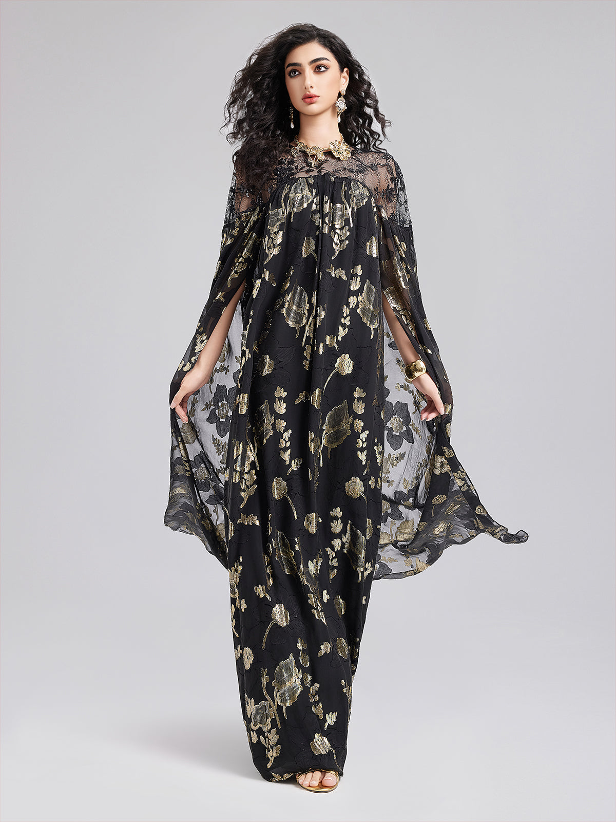 jacquard dress women Limited Edition Silk Jacquard Gown Elegant Dress for Women – RICHRADIQS