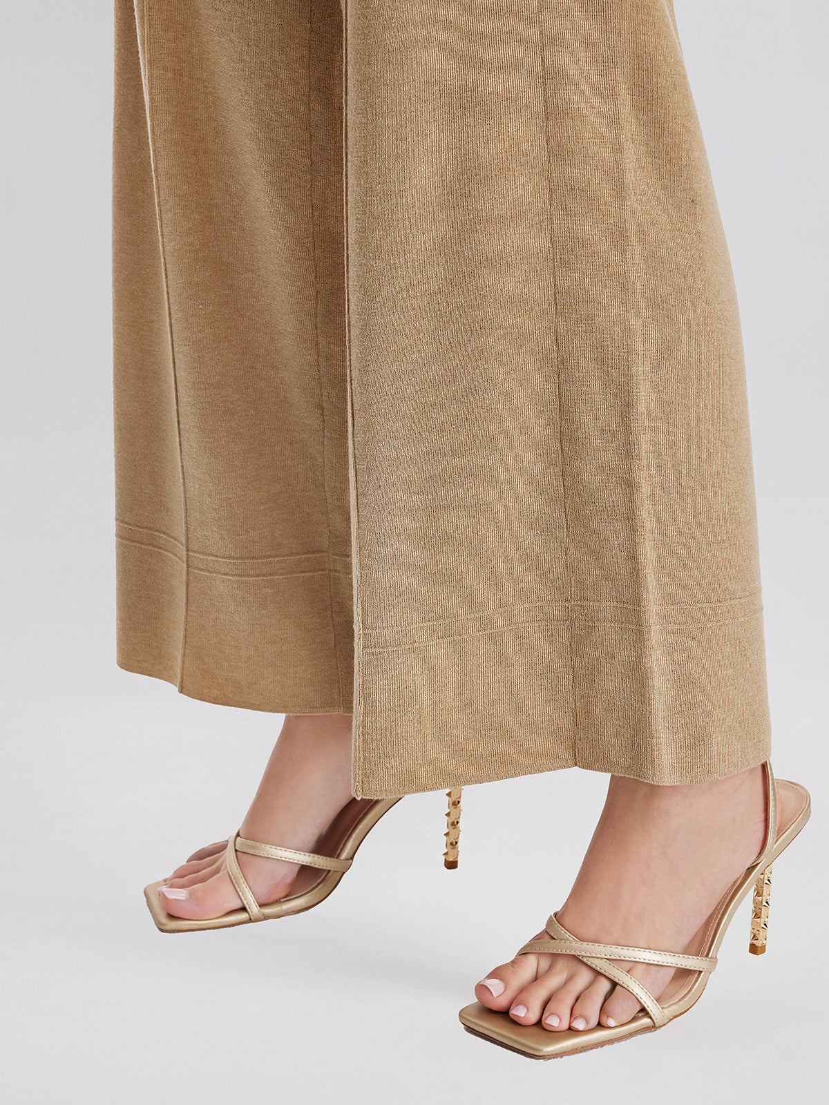 Final Sale | Premium Cashmere Wide-Leg Trousers