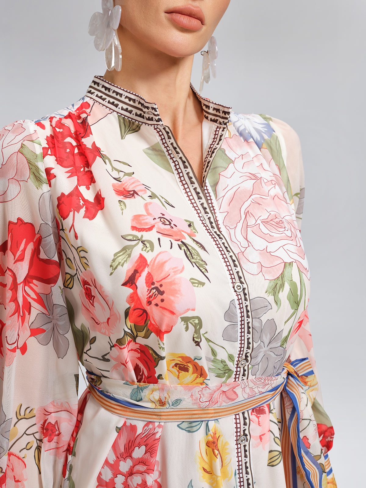 Women's embellished designer dress elegant look