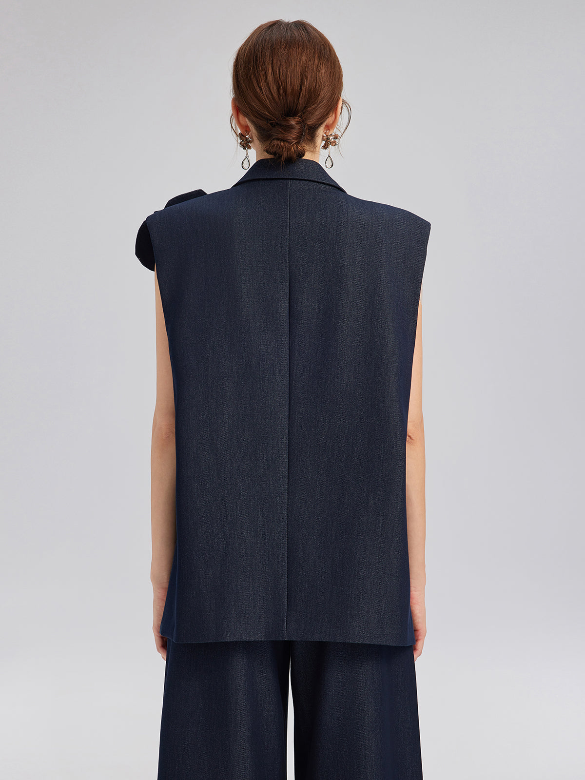 Handcrafted 3D Floral Versatile Vest