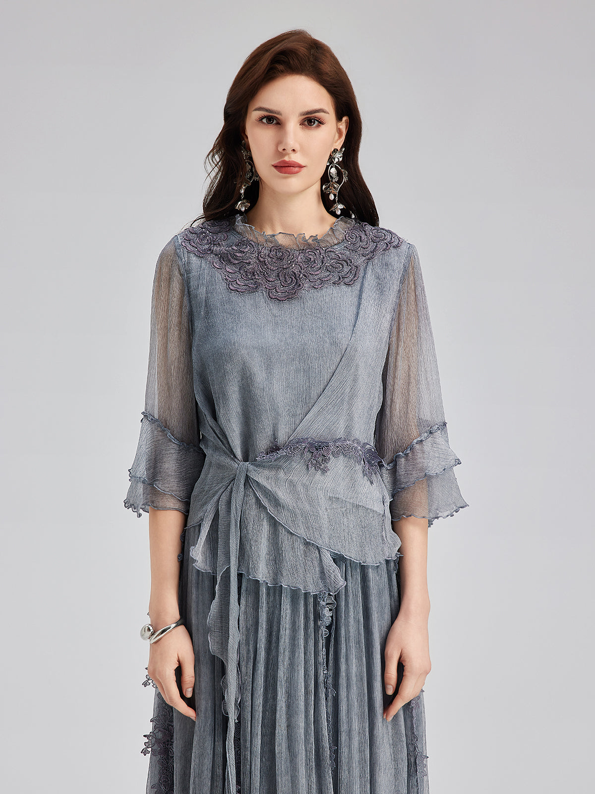 Elegant fashion dress with clean structure