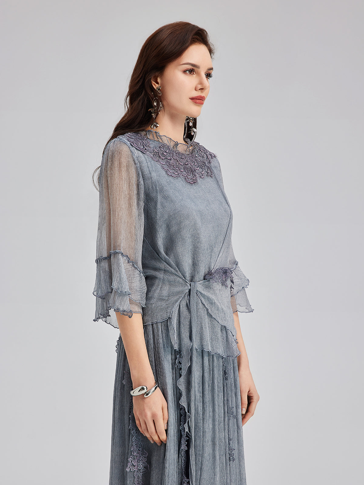 Contemporary apparel with structured shape and refined finish