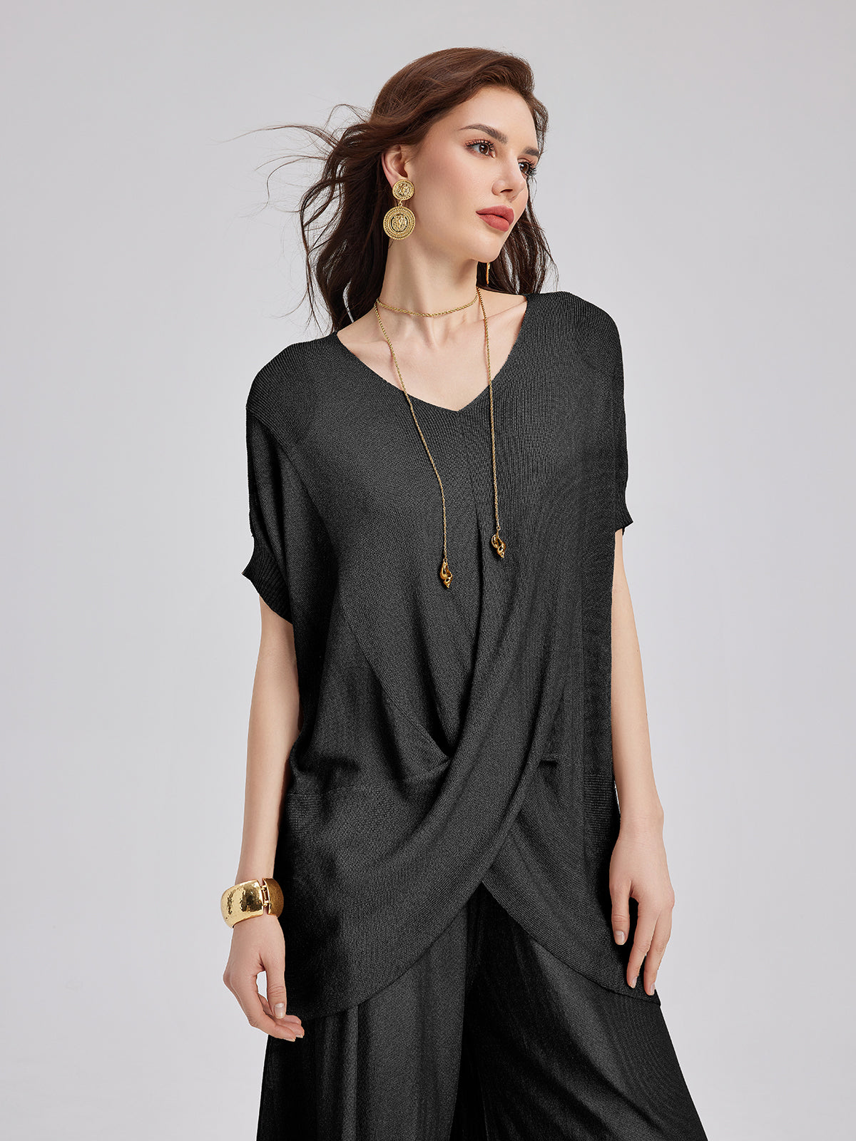 Designed Knit Pullover