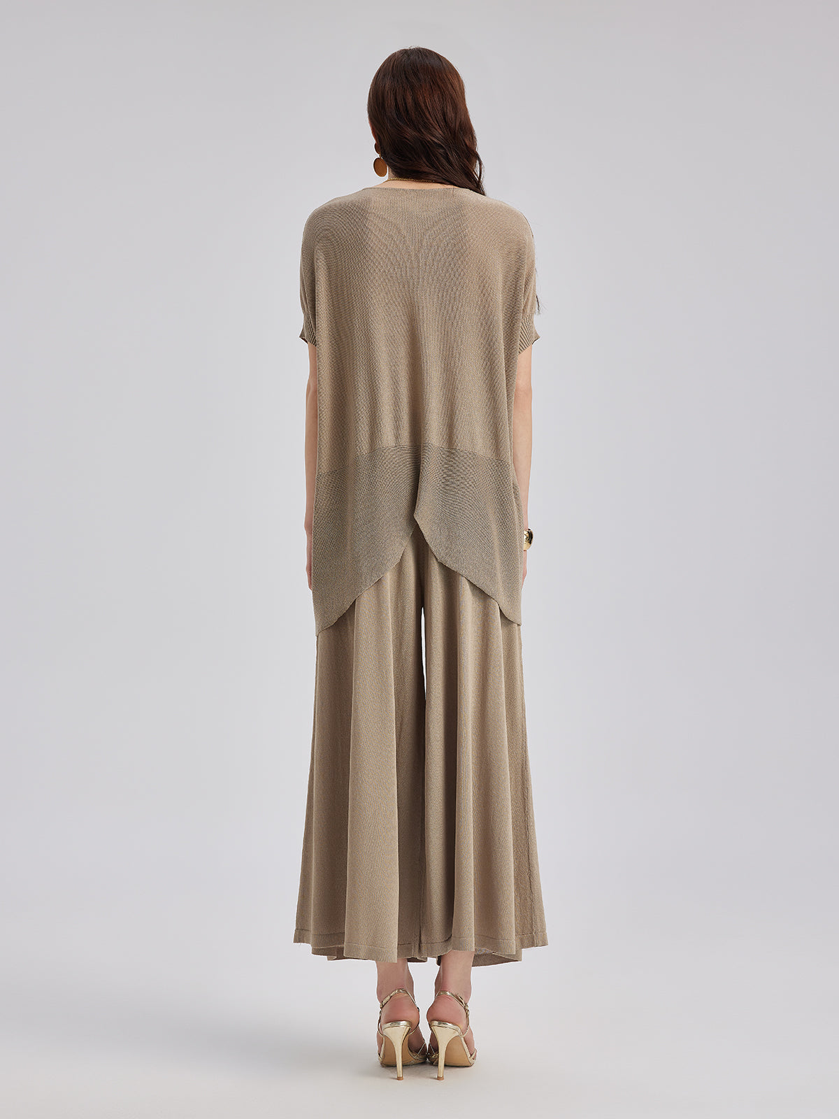 Designed Knit Casual Set