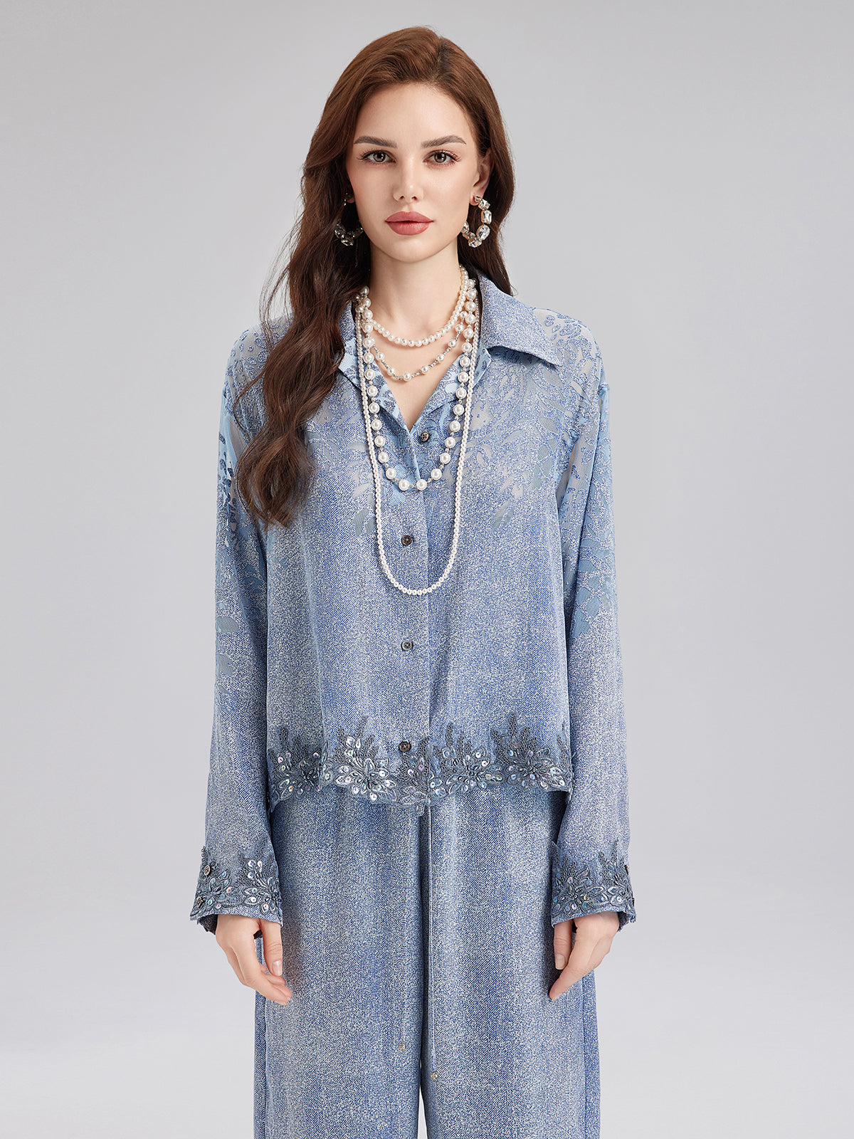 Modern apparel piece with balanced proportions and smooth texture