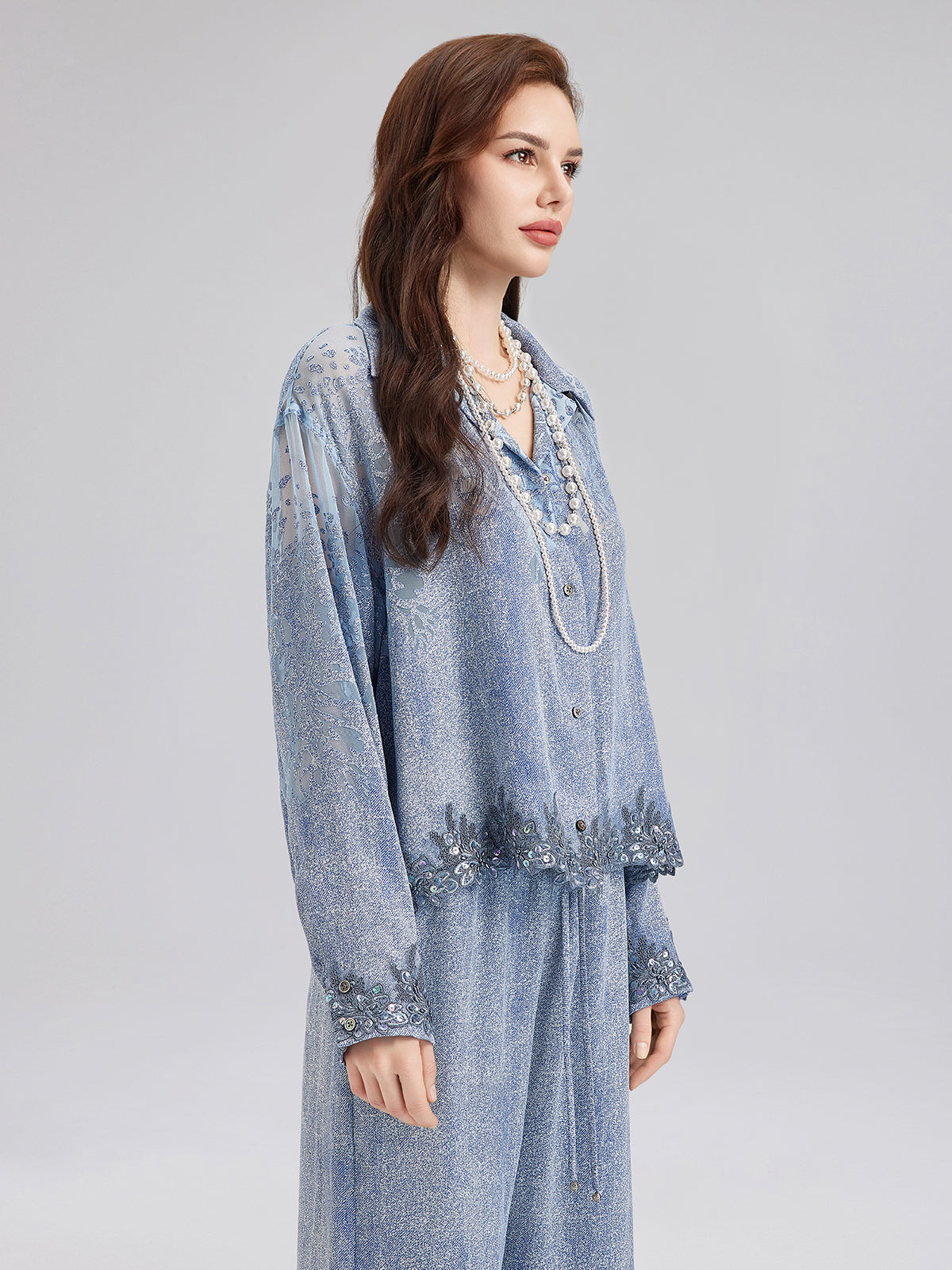 Structured clothing piece with clean lines and refined shape