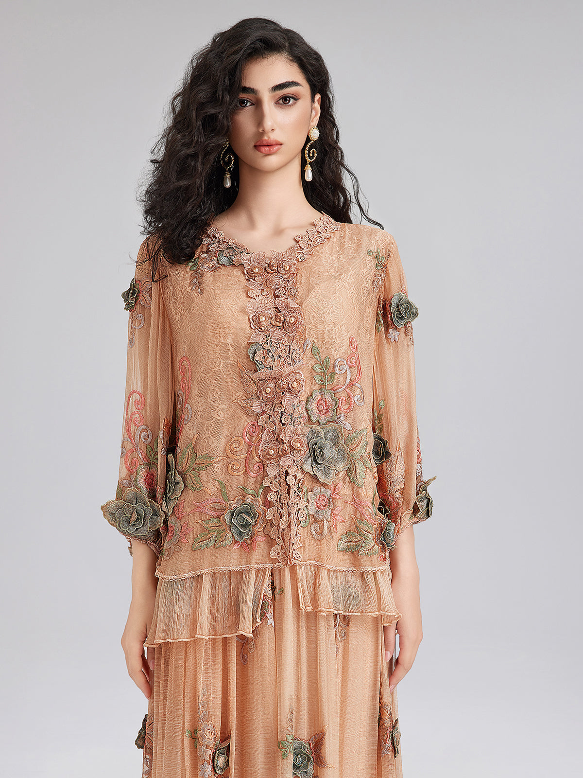 Contemporary wardrobe piece with smooth texture and refined cut