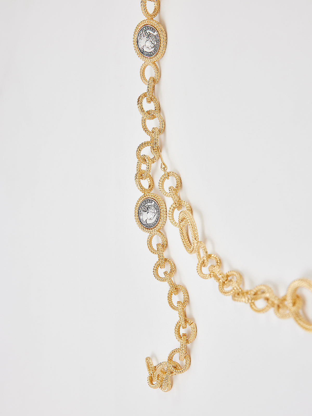 Vintage Coin Detail Waist Chain