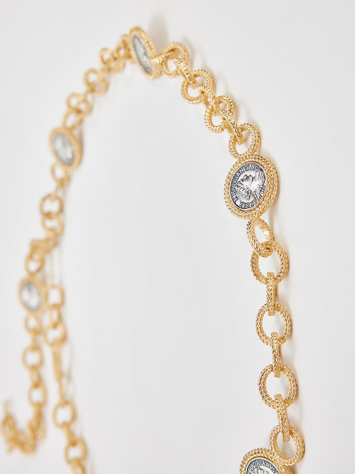 Vintage Coin Detail Waist Chain