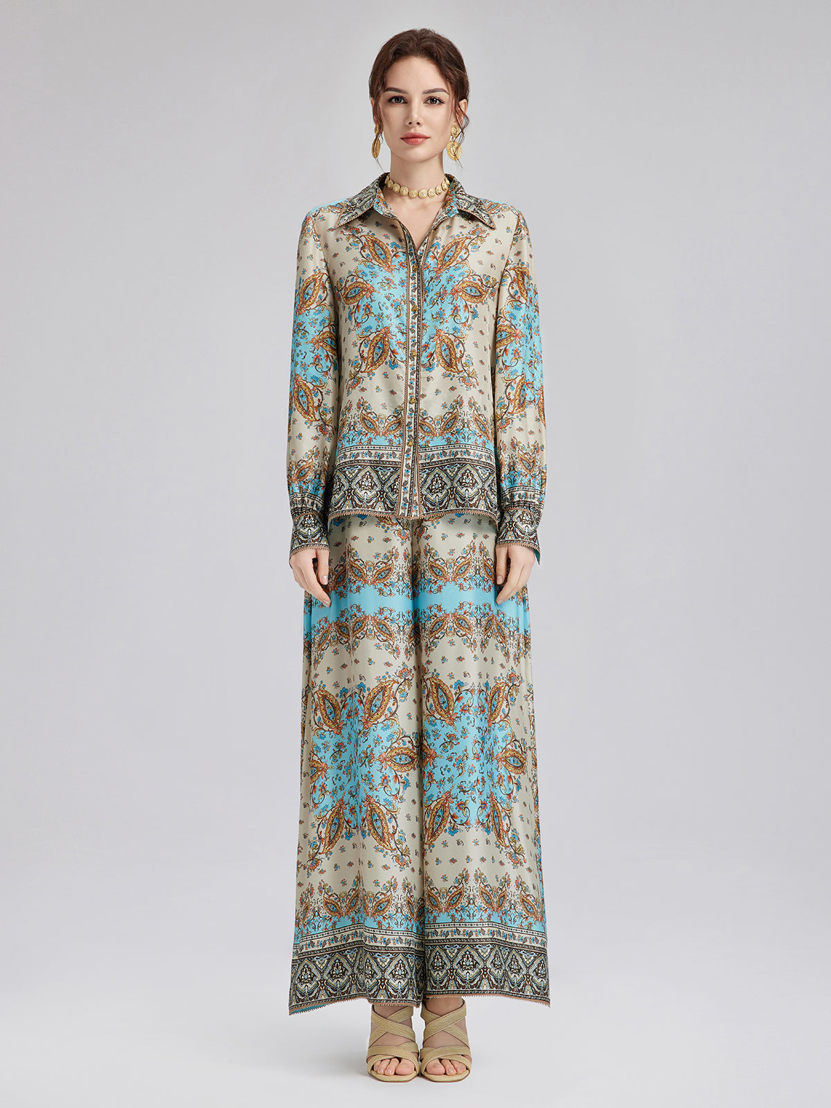 Final Sale | Silk Baroque Court Print Set