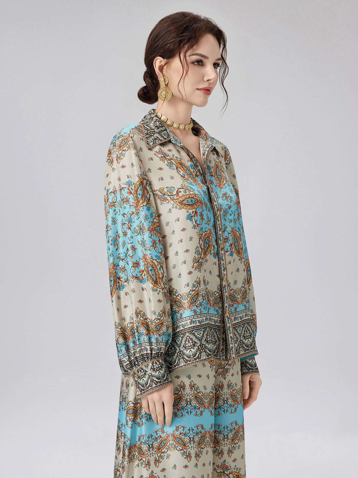 Final Sale | Silk Baroque Court Print Set