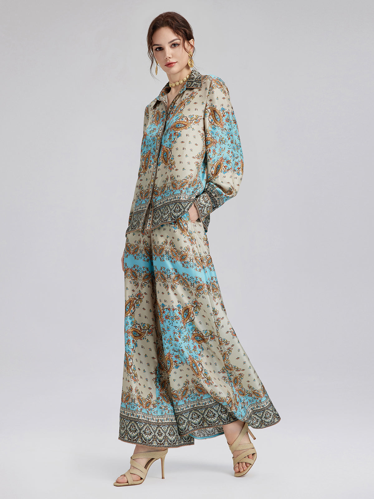 Final Sale | Silk Baroque Court Print Set