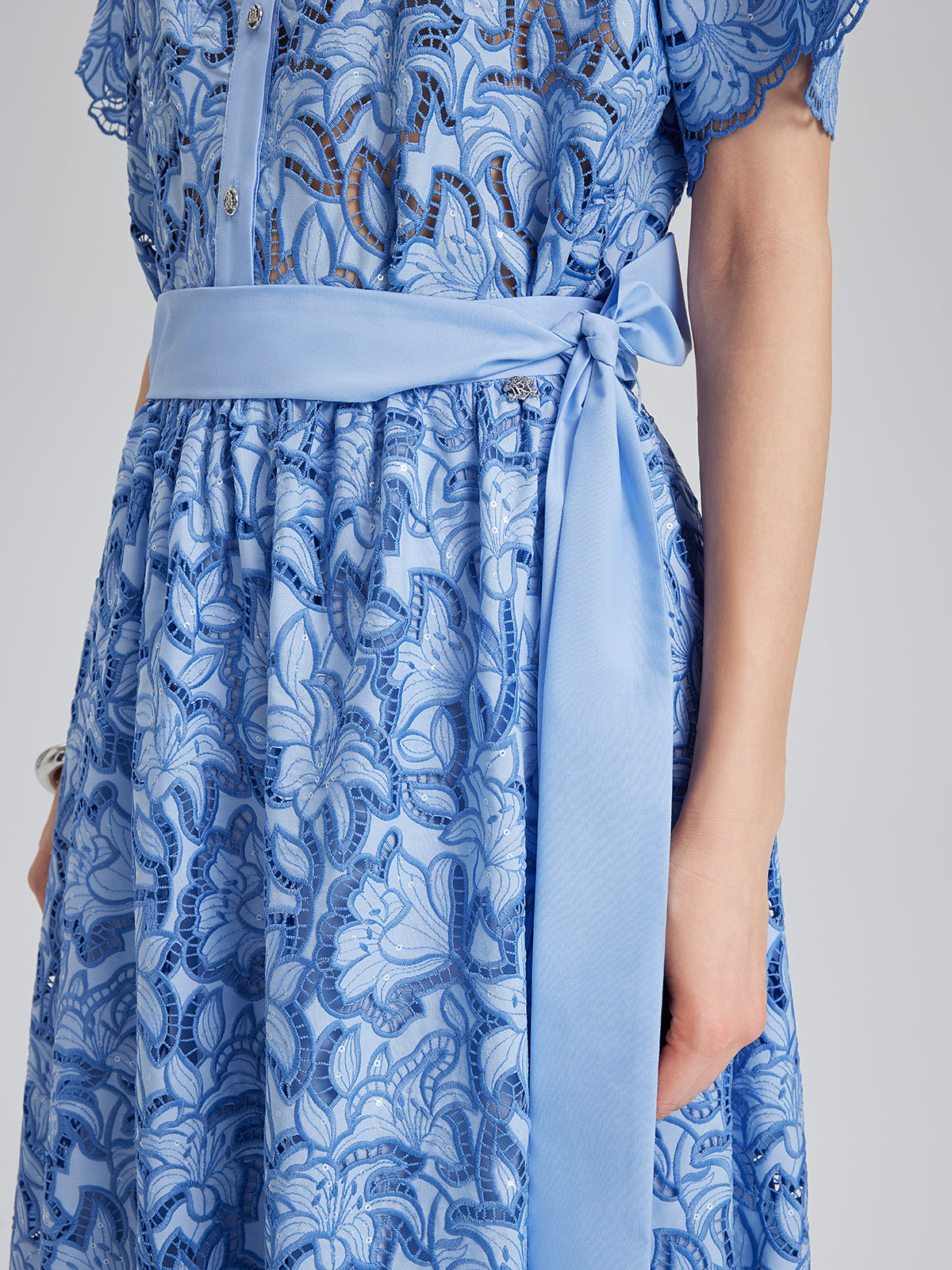 Final Sale | Floral Cutwork Embroidery Set