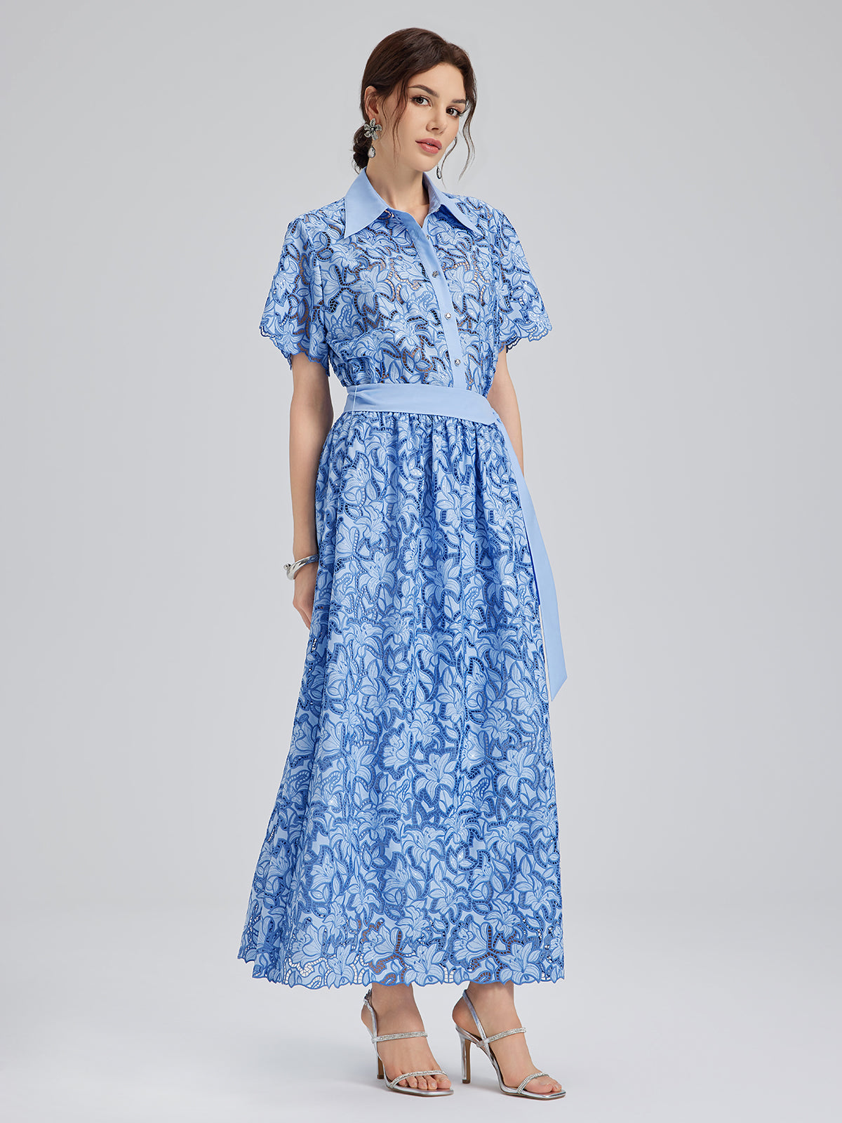 Floral Cutwork Embroidery Set