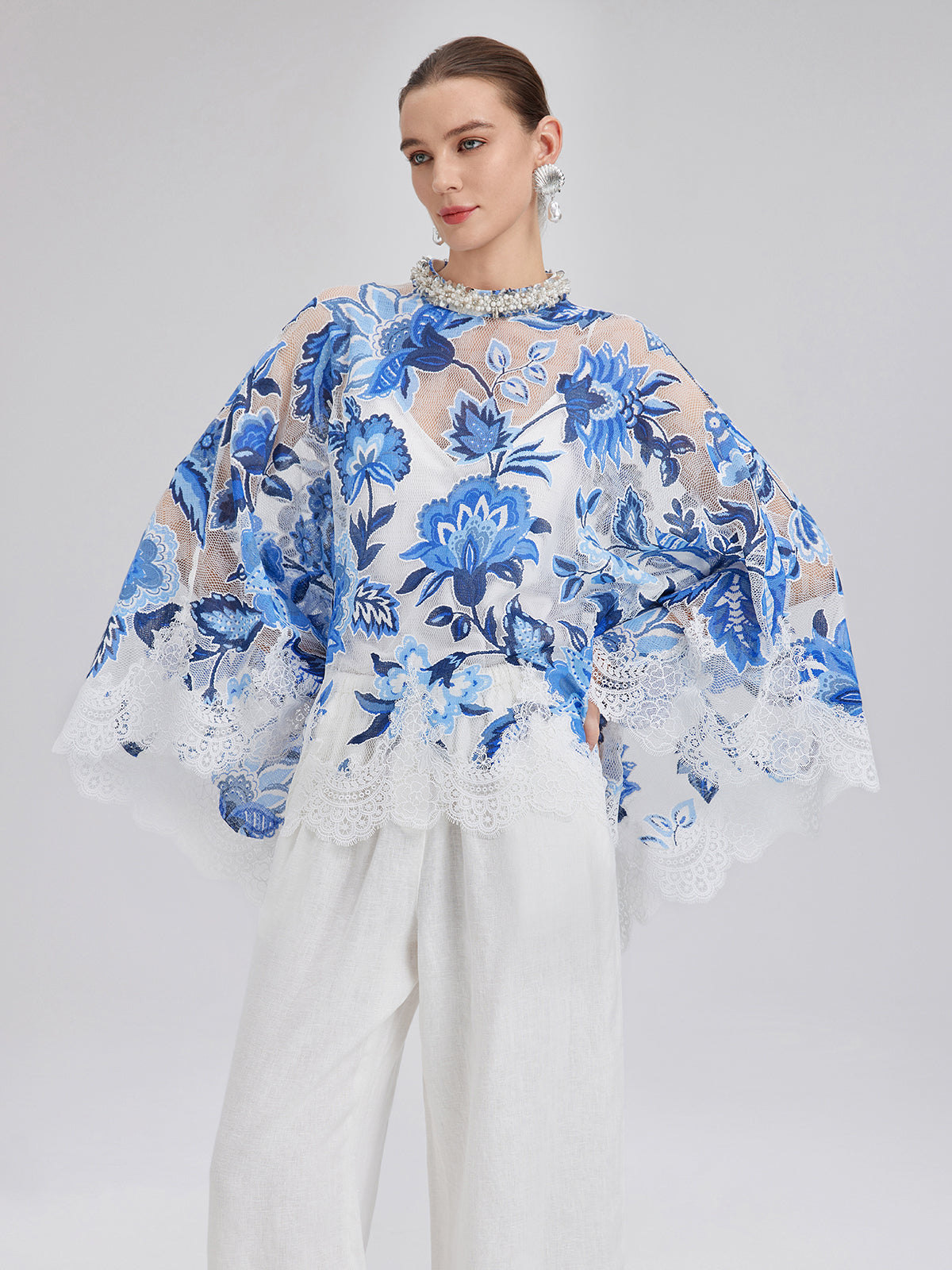 Minimal garment with soft texture and relaxed fit