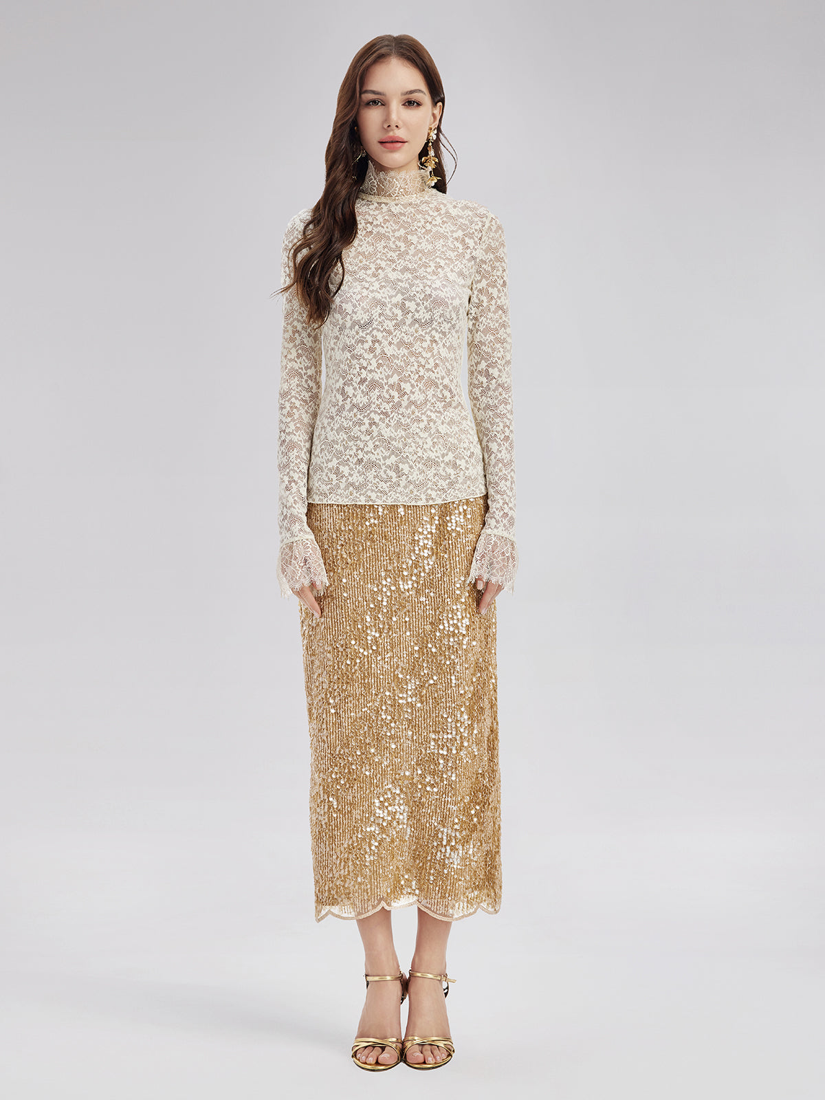 French Lace Pullover Top