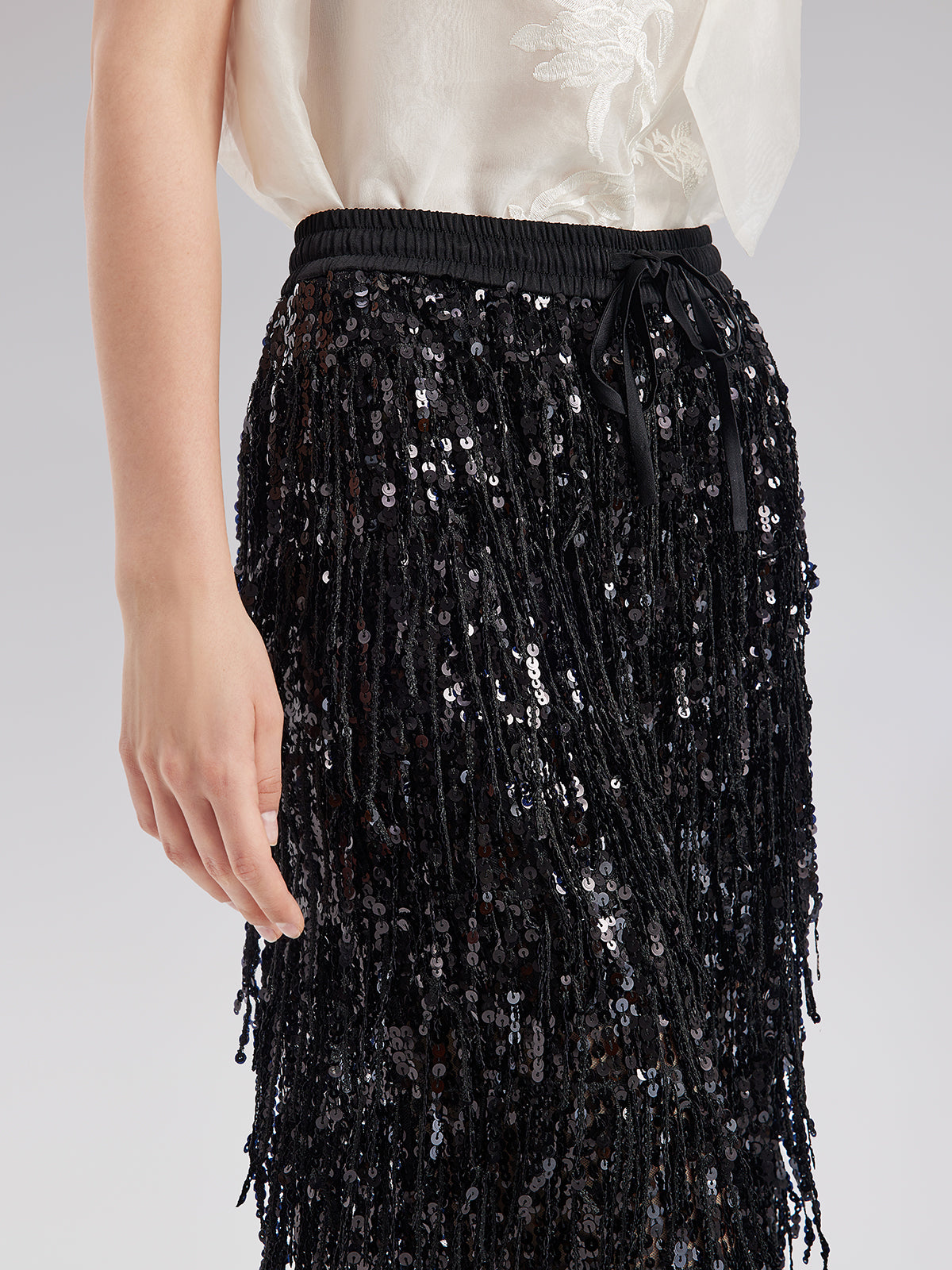 Designer dress with intricate craftsmanship