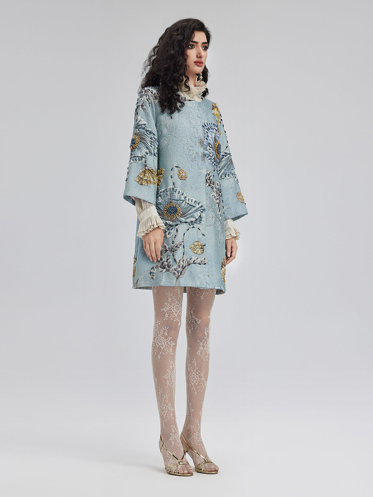 Contemporary garment with relaxed silhouette and clean lines