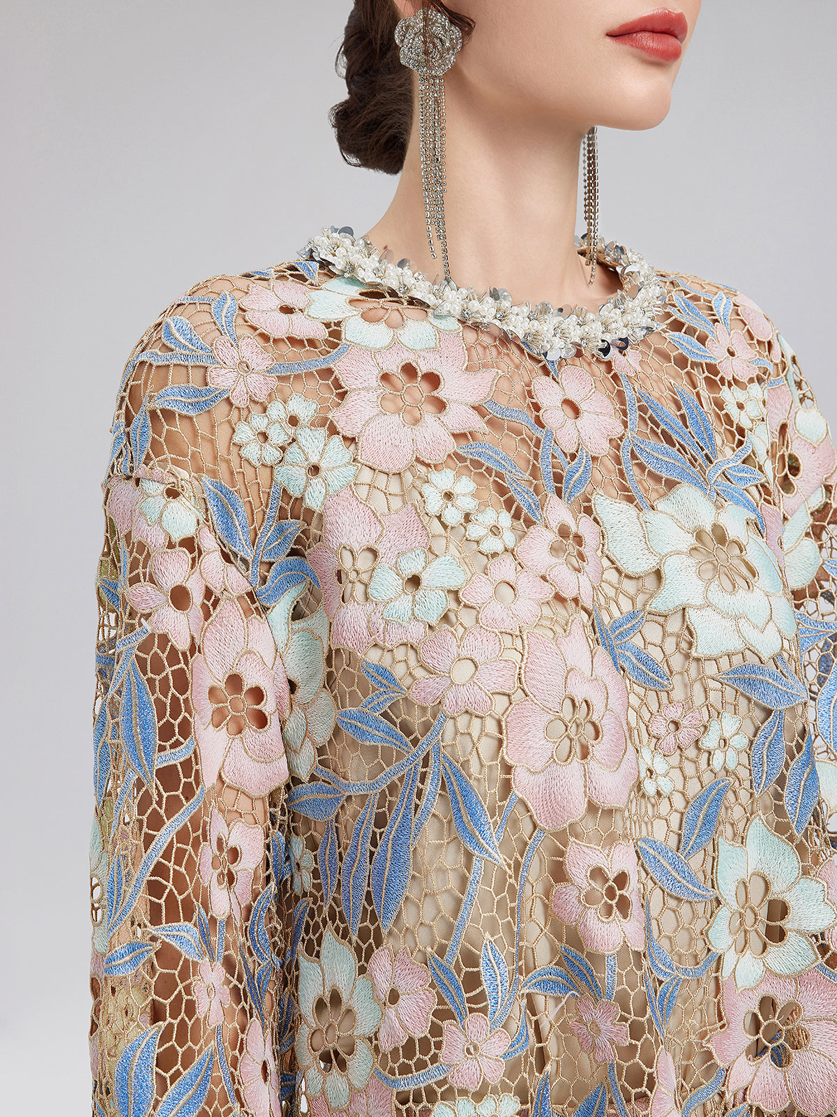 Modern clothing piece with smooth finish and refined structure
