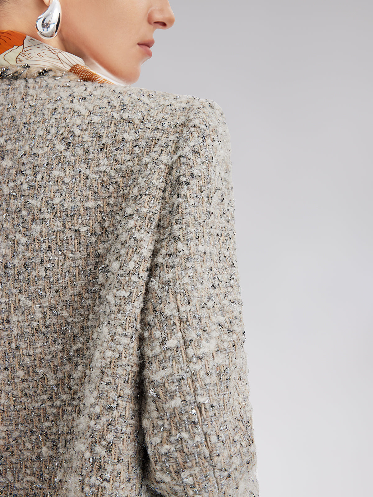 Modern apparel piece with smooth finish and understated style