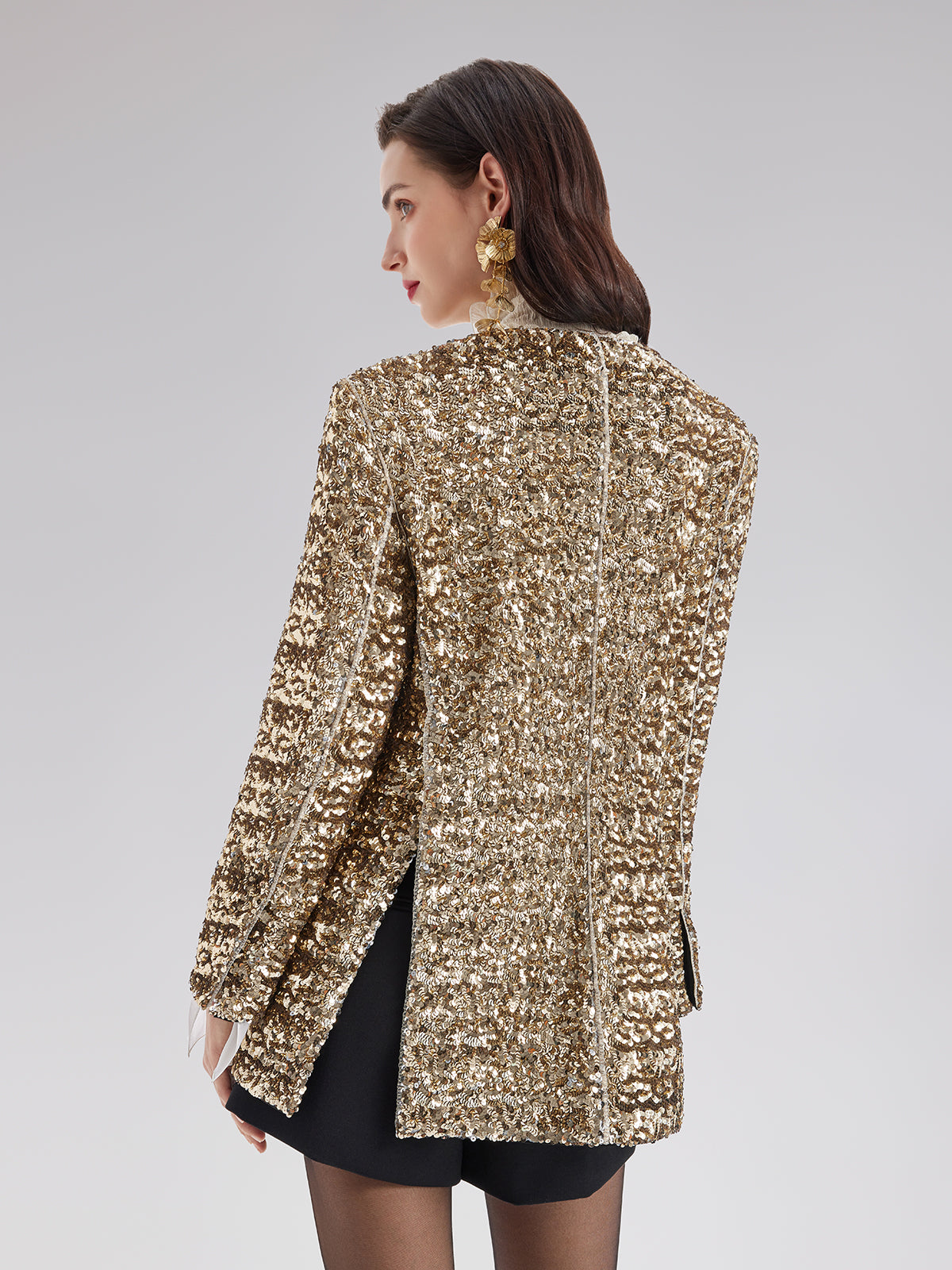 Modern garment with clean silhouette and smooth finish