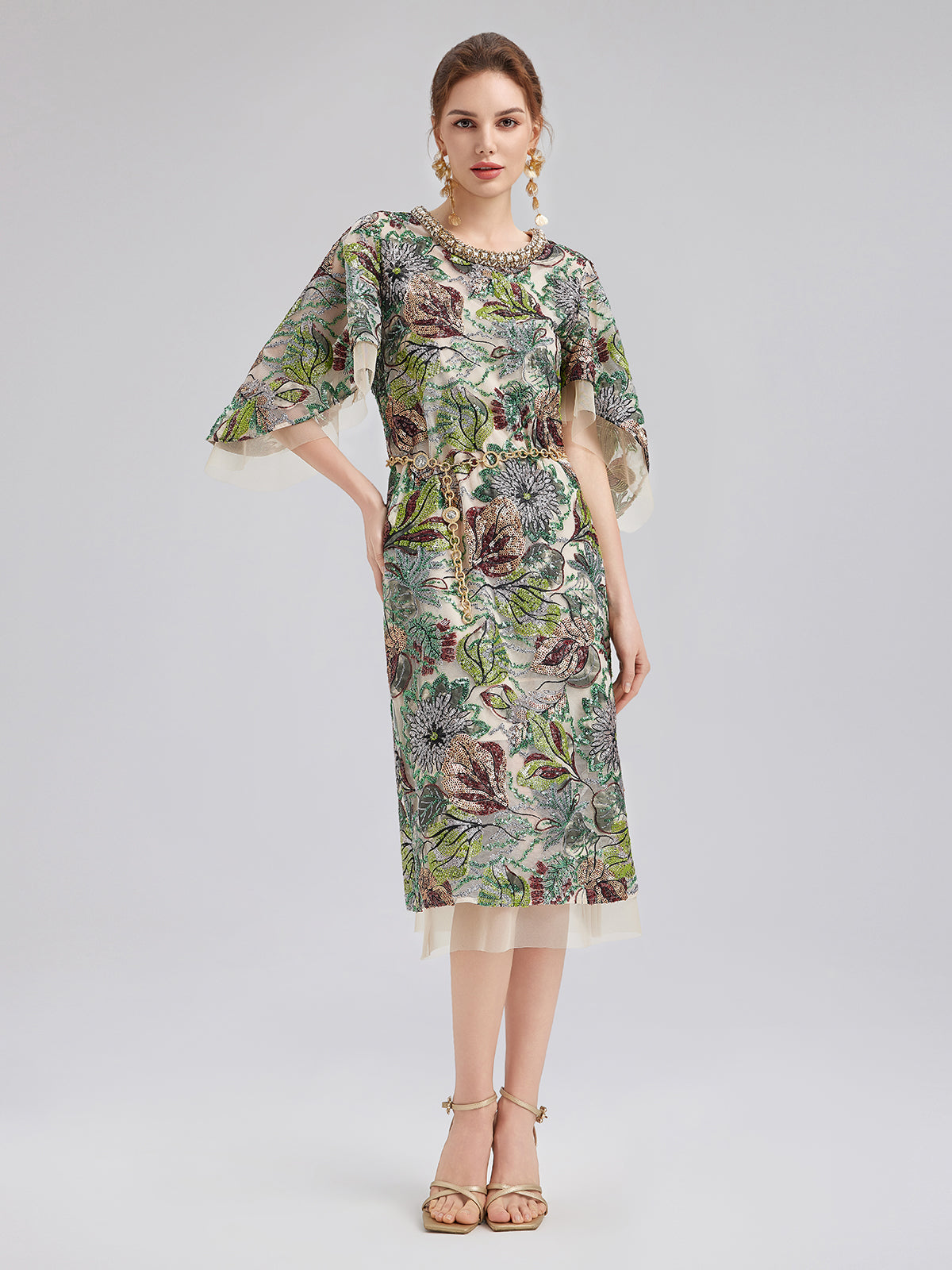 3 quarter sleeve maxi dress 3/4 Sleeve Maxi Dresses for Women