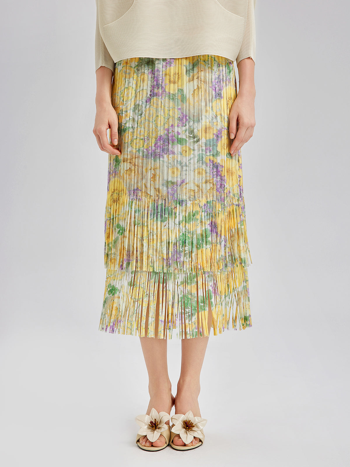 Lightweight clothing piece with simple design and soft drape
