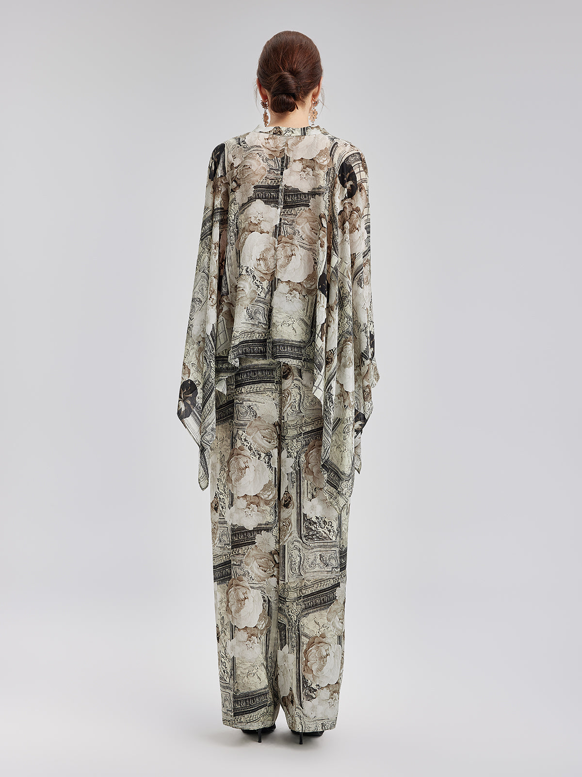 Baroque Print Cupro Vacation Shirt