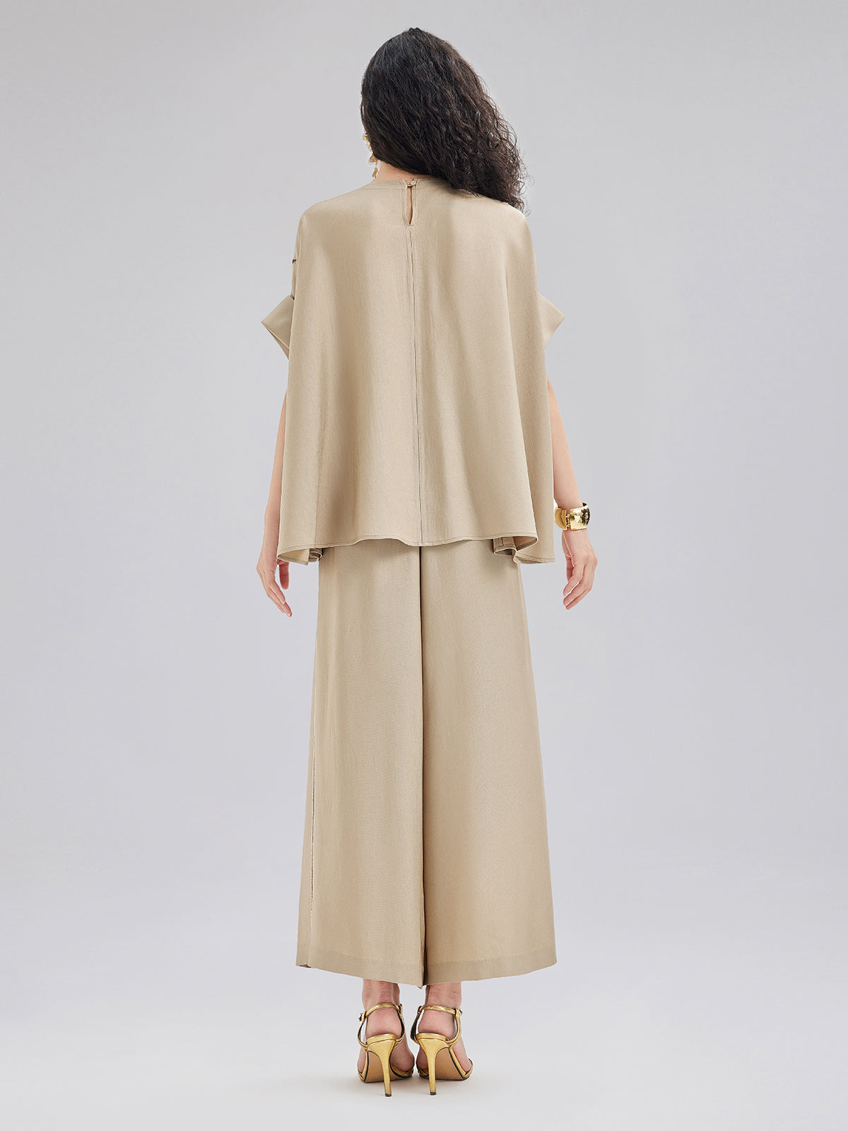 Final Sale | Vintage Metal-Chain Wide Pants