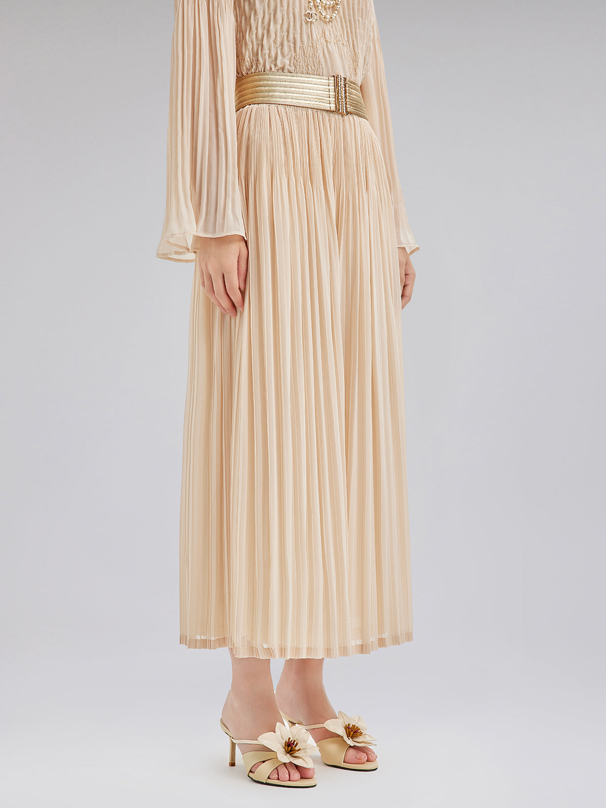 Final Sale | Luxe Pleated Elegant Relaxed Elasticed Pants