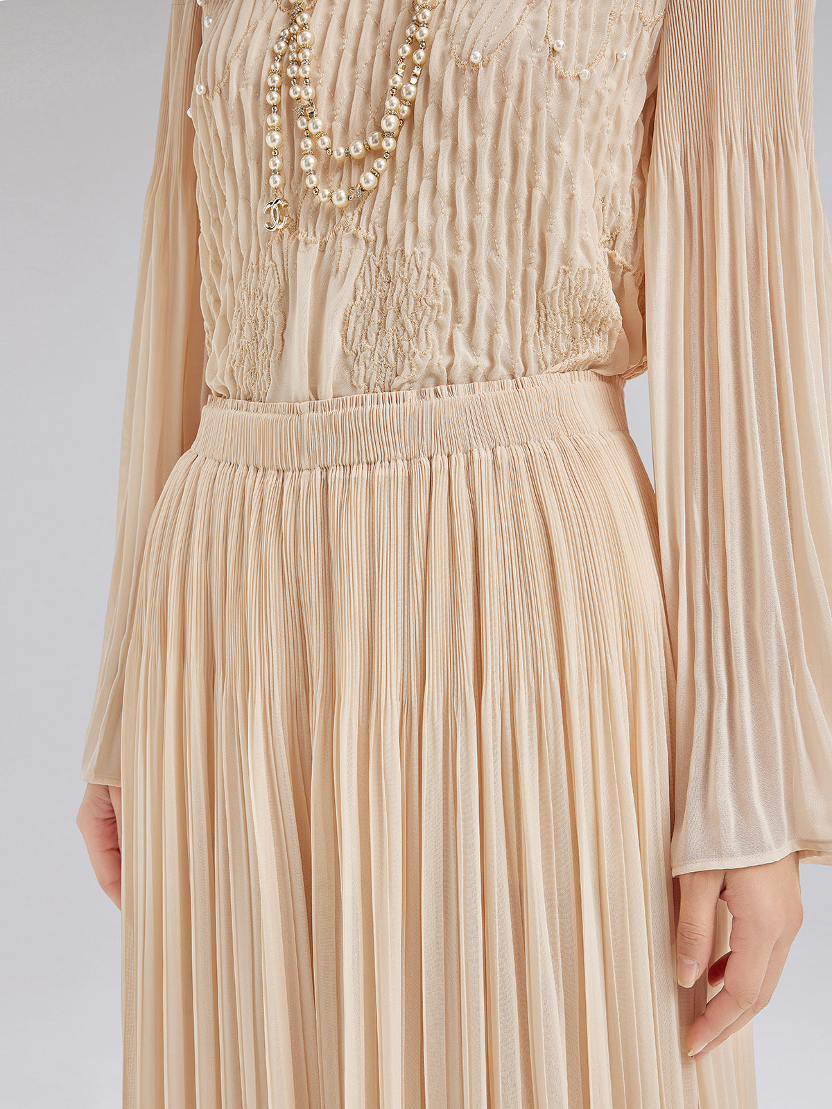 Final Sale | Luxe Pleated Elegant Relaxed Elasticed Pants