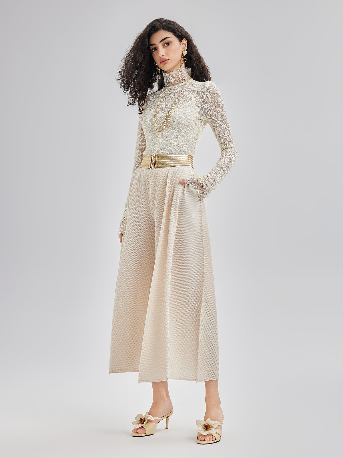 French Lace Pullover Top