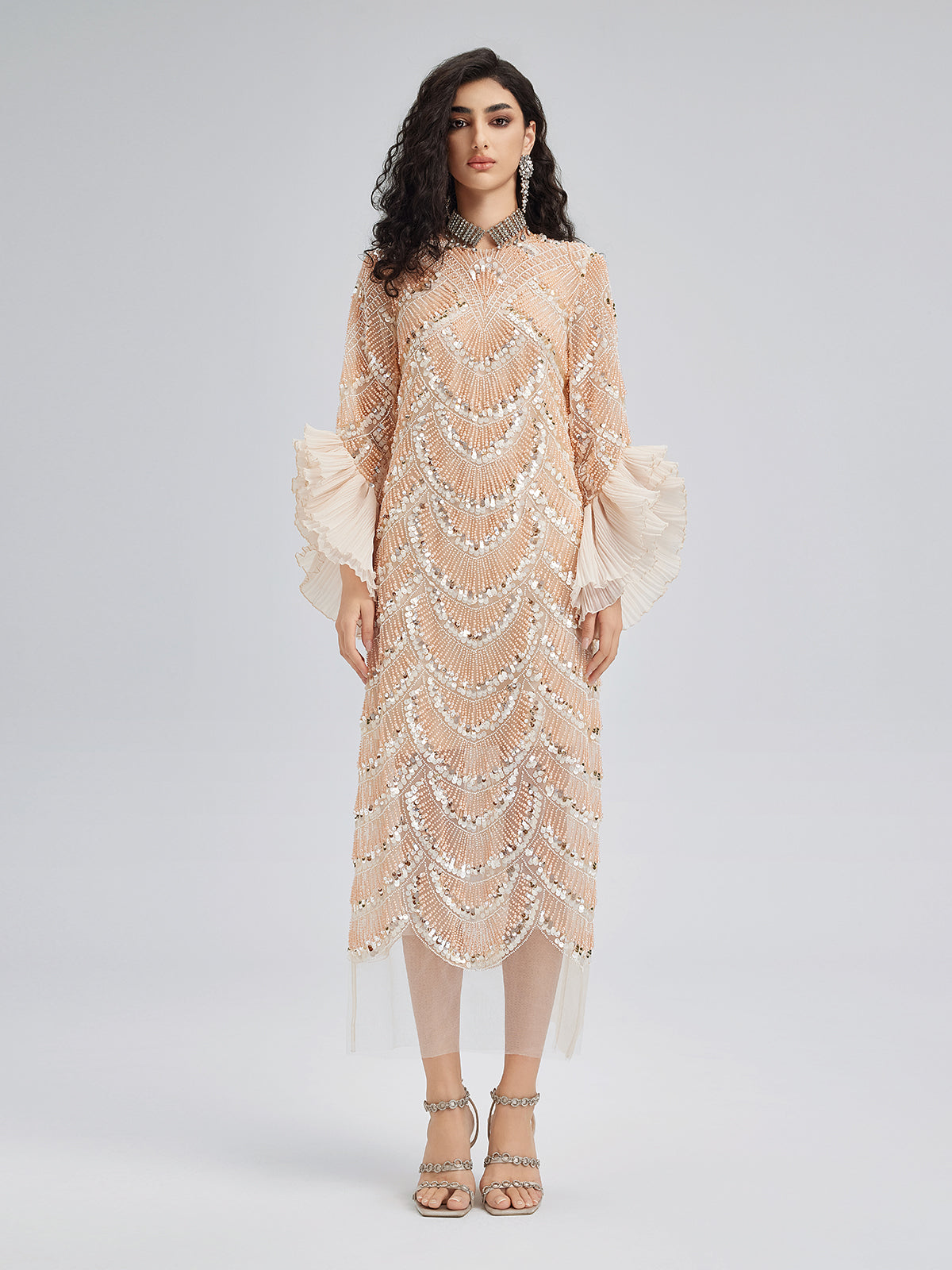 Final Sale | Custom Beaded Embroidered Gown